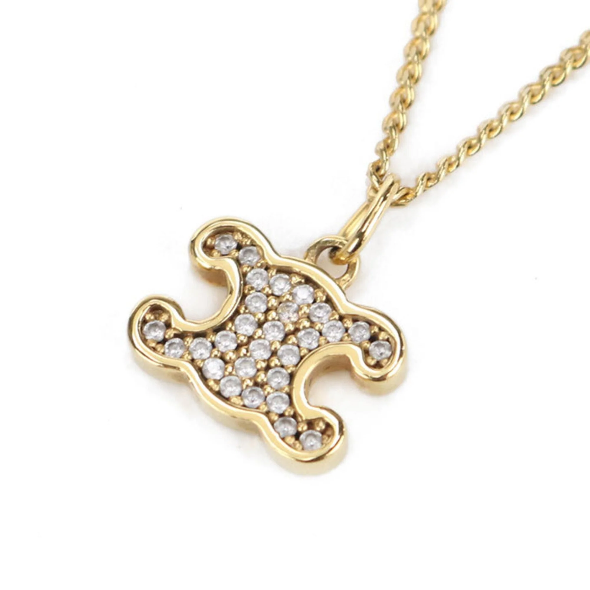 Pendant Necklace Metal Gold