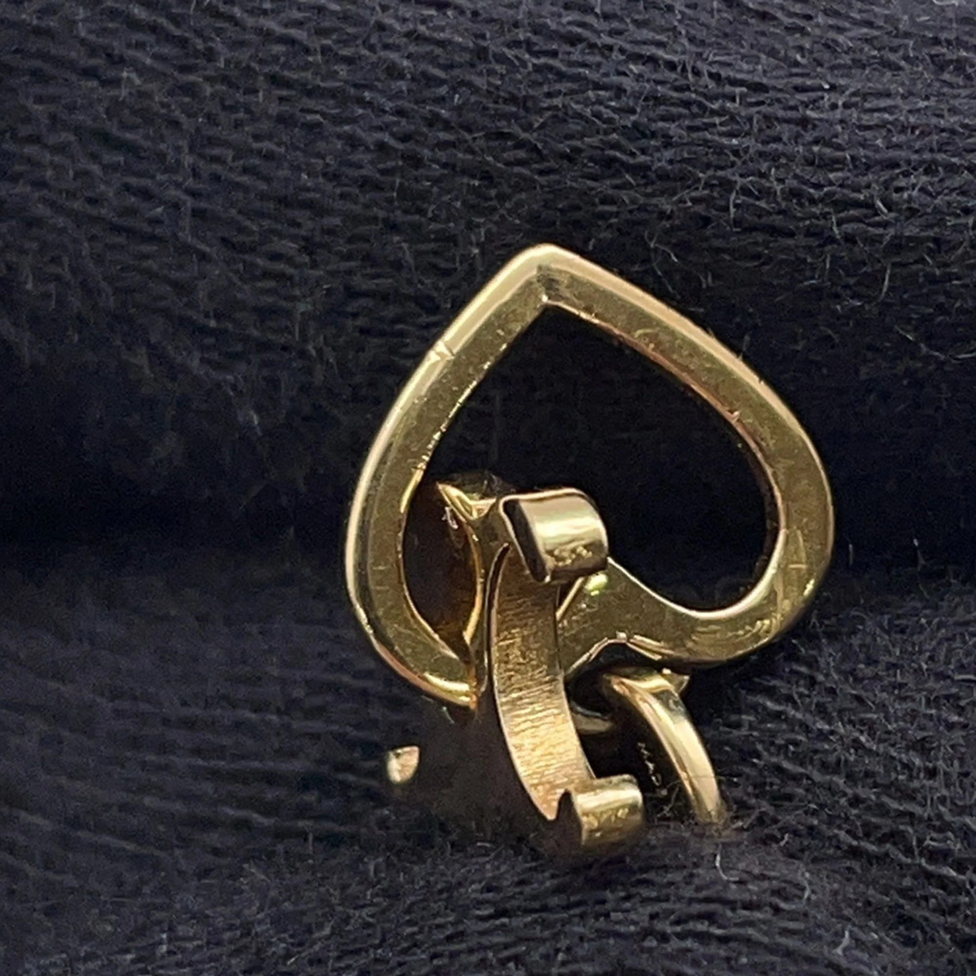 Triomphe Heart Pendant Necklace Gold - Image 8