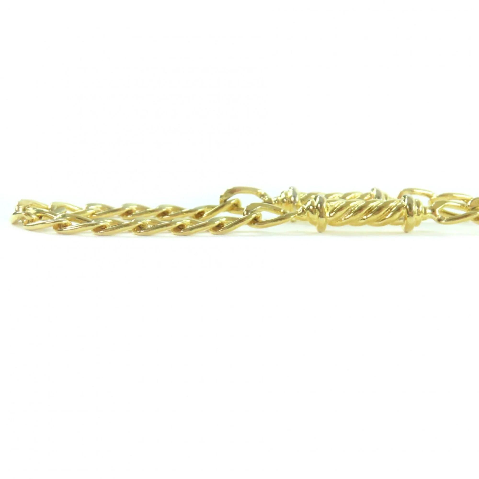 Vintage Triomphe Twist Pendant Necklace Gold - Image 6