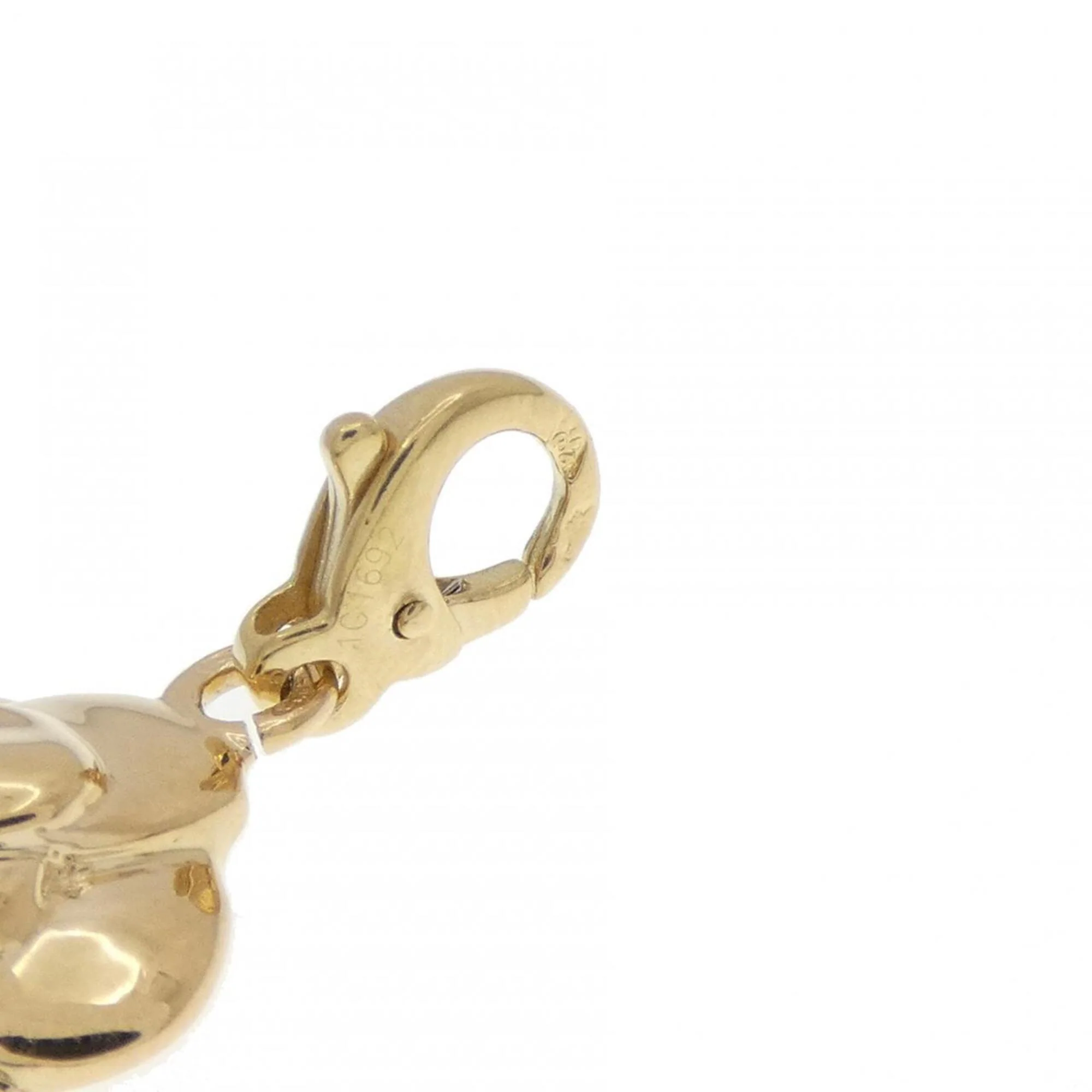 Camellia Charm Necklace 18K Yellow Gold - Image 3