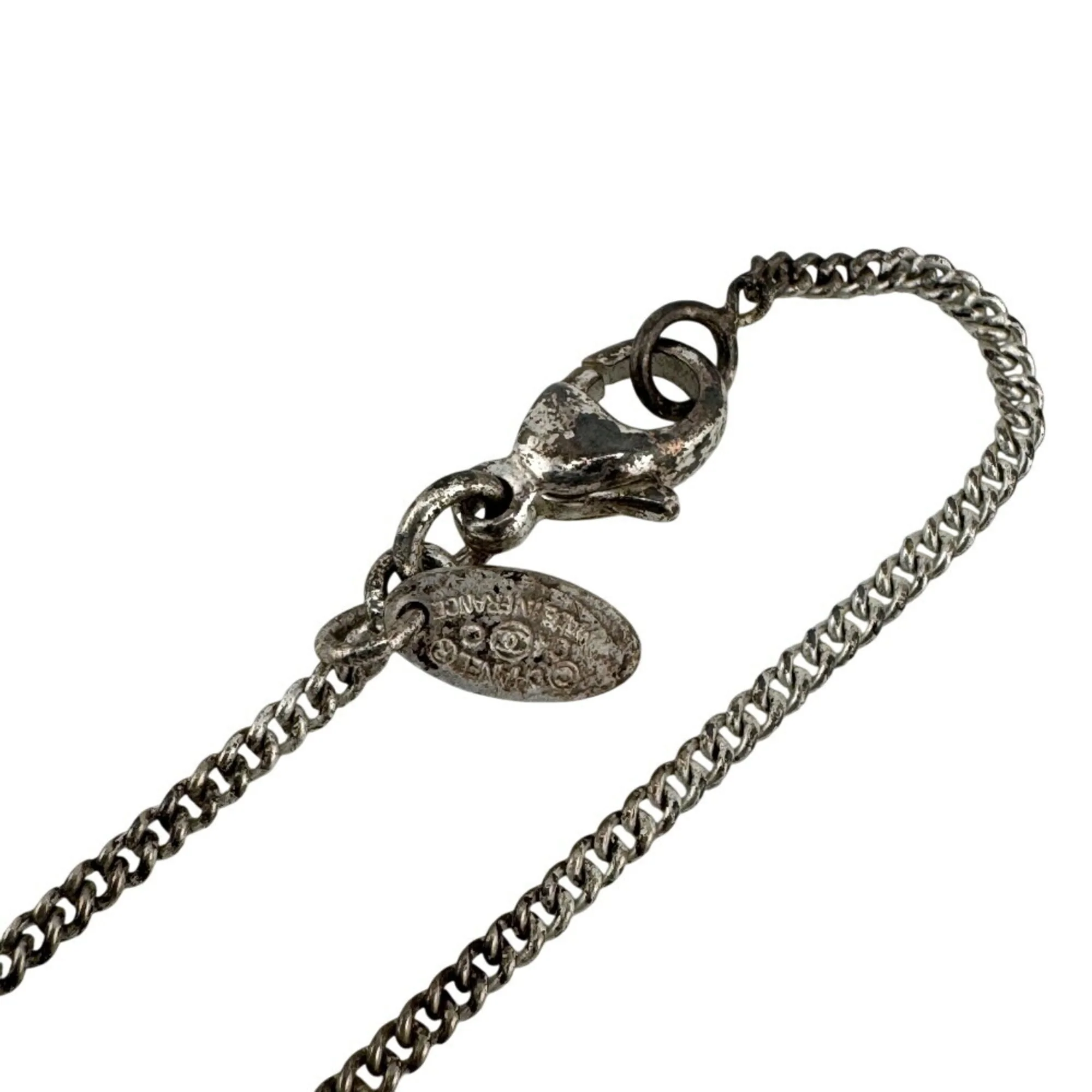 CC Logo Chain Necklace Metal - Image 6