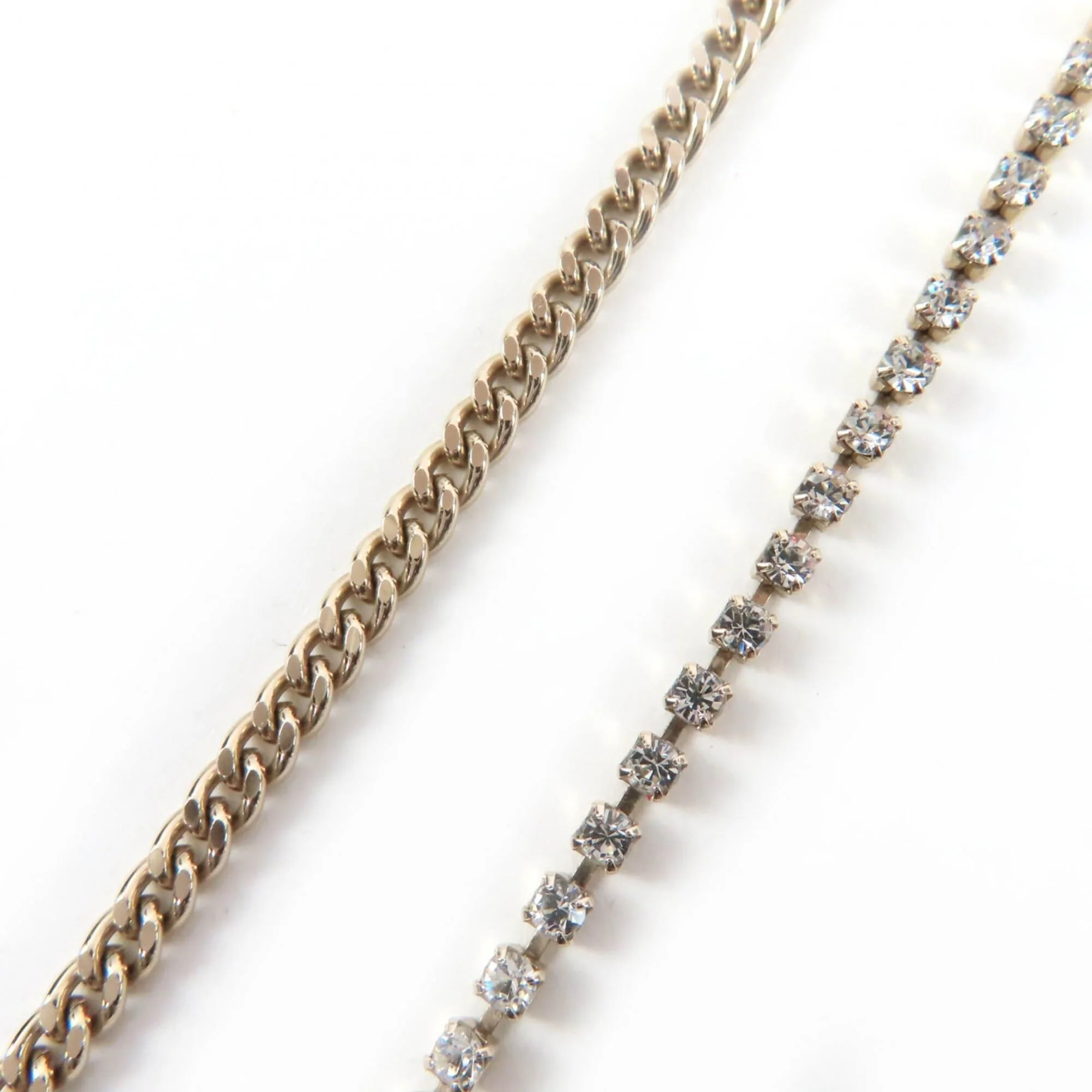 CC Logo Chain Pendant Necklace Metal - Image 6