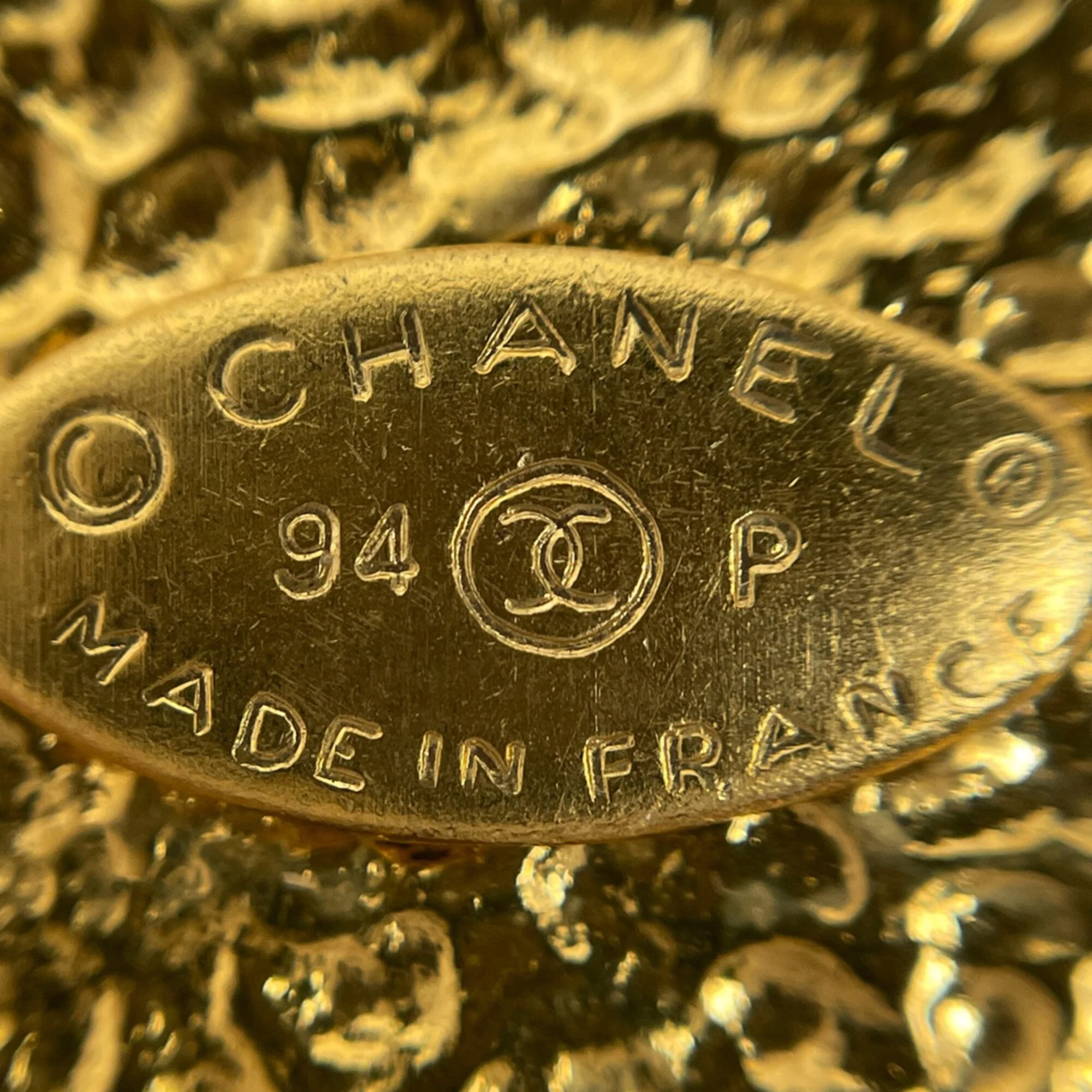 CC Logo Chain Pendant Necklace Metal - Image 5