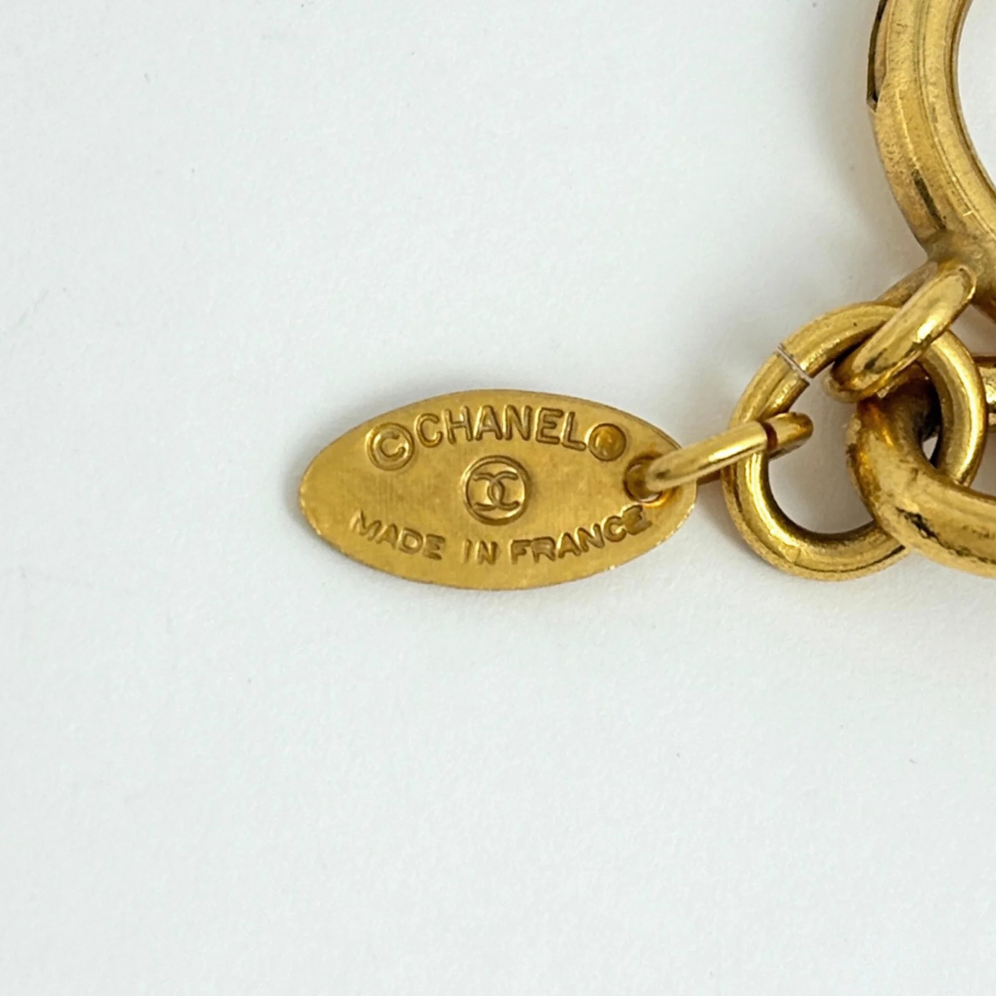 CC Logo Chain Pendant Necklace Metal - Image 5