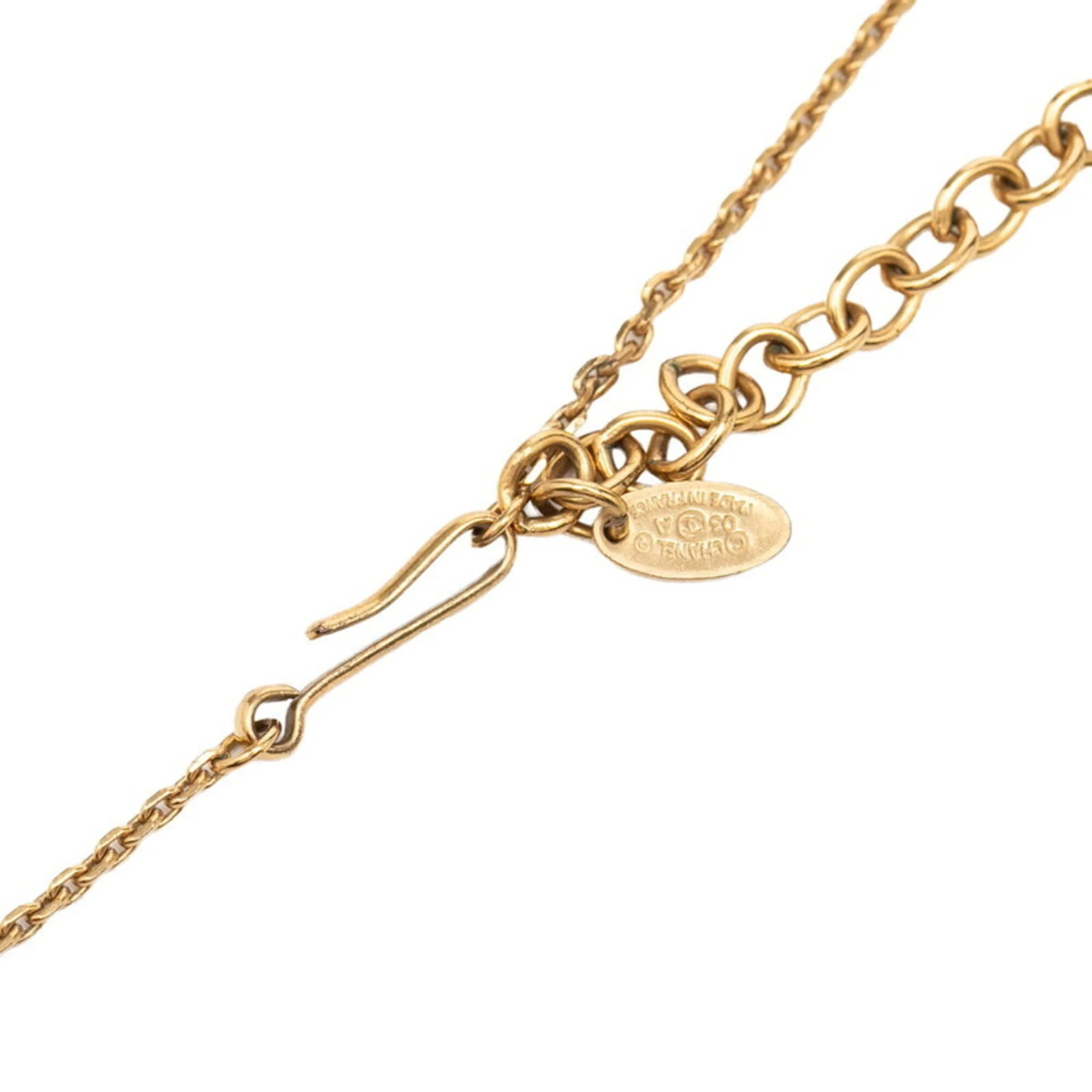 CC Logo Clover Pendant Necklace Metal - Image 4