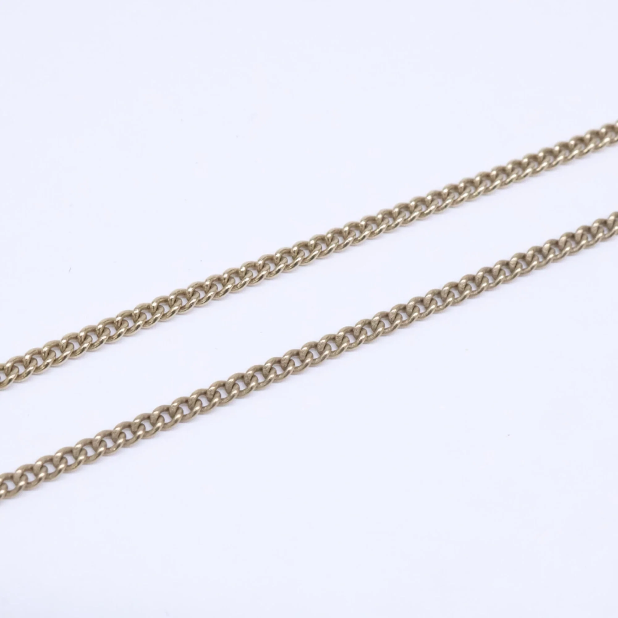 CC Logo Pendant Necklace Gold-Tone Metal - Image 8