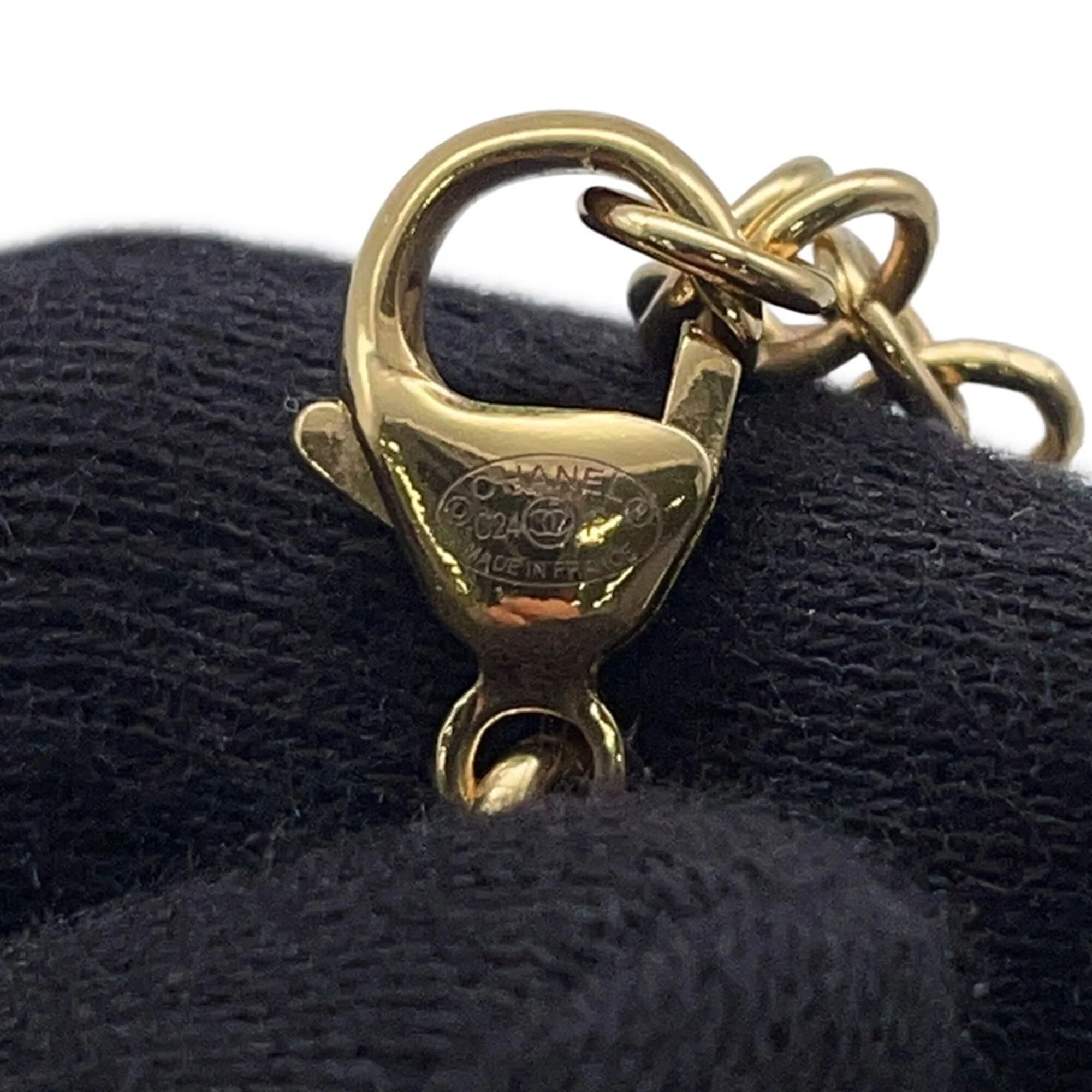 CC Logo Pendant Necklace Gold-Tone Metal - Image 8