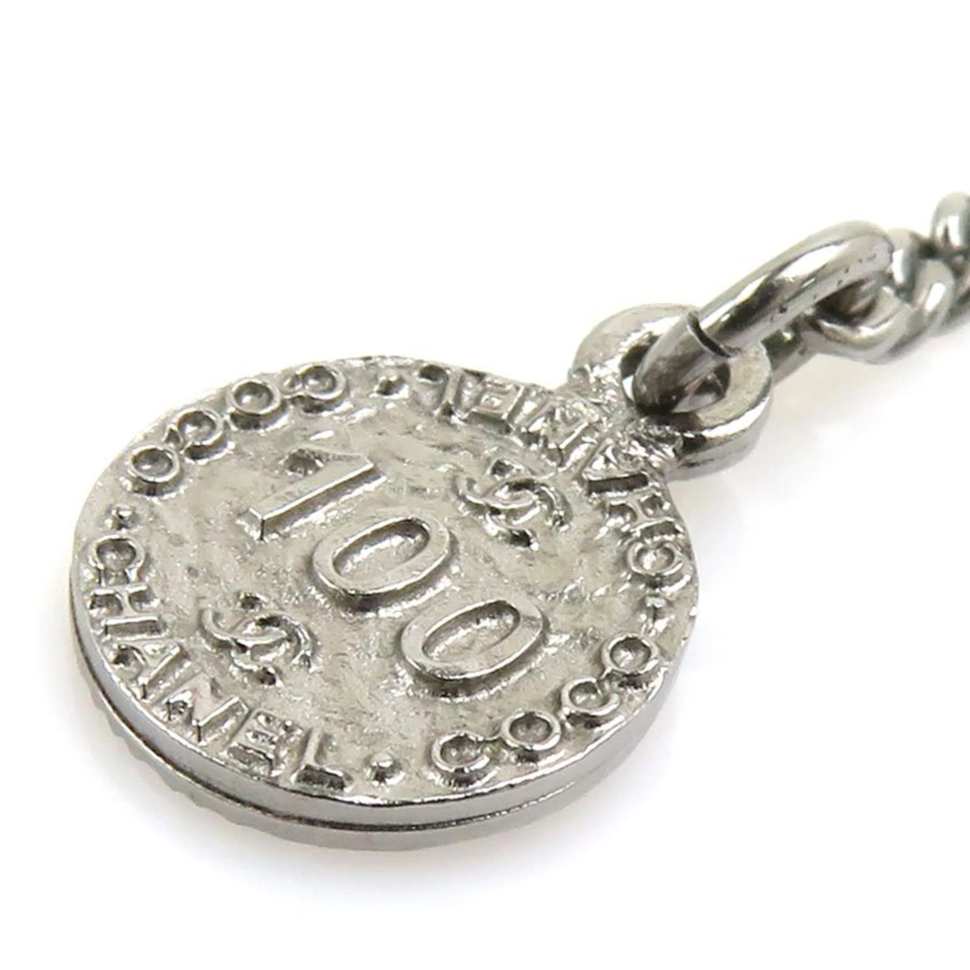 CC Logo Pendant Necklace Metal - Image 6