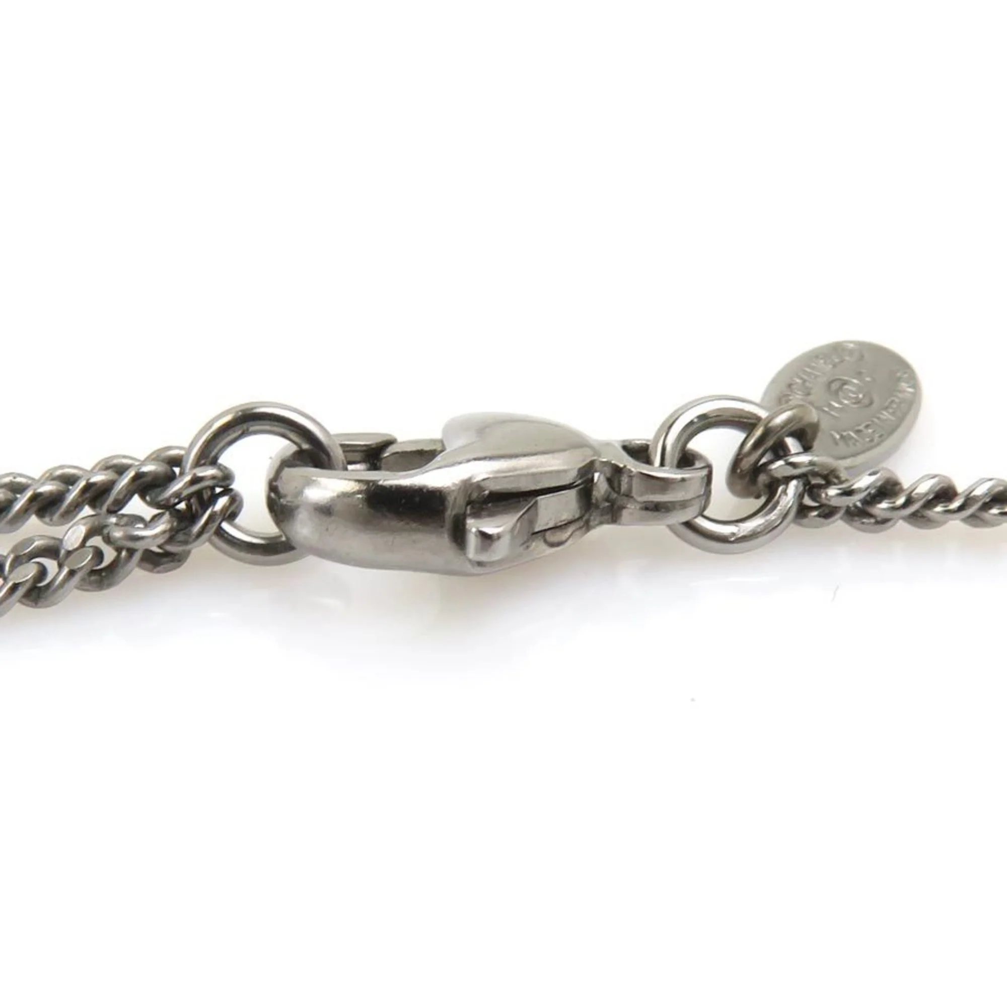 CC Logo Pendant Necklace Metal - Image 8
