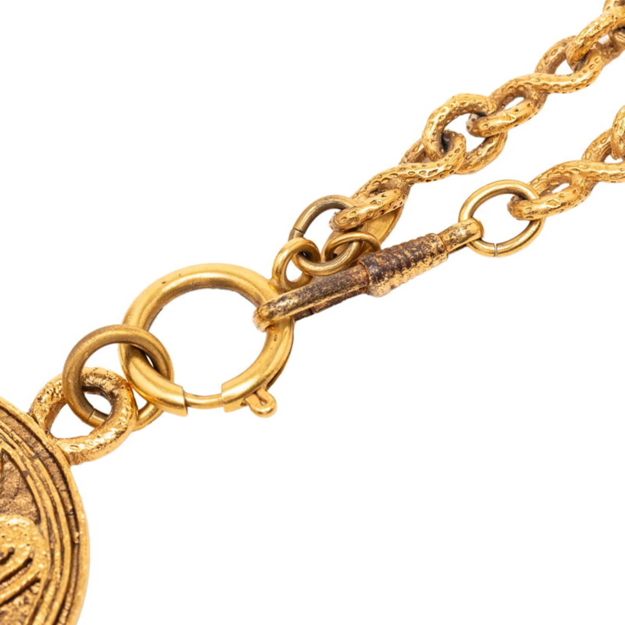 CC Logo Pendant Necklace Metal - Image 5