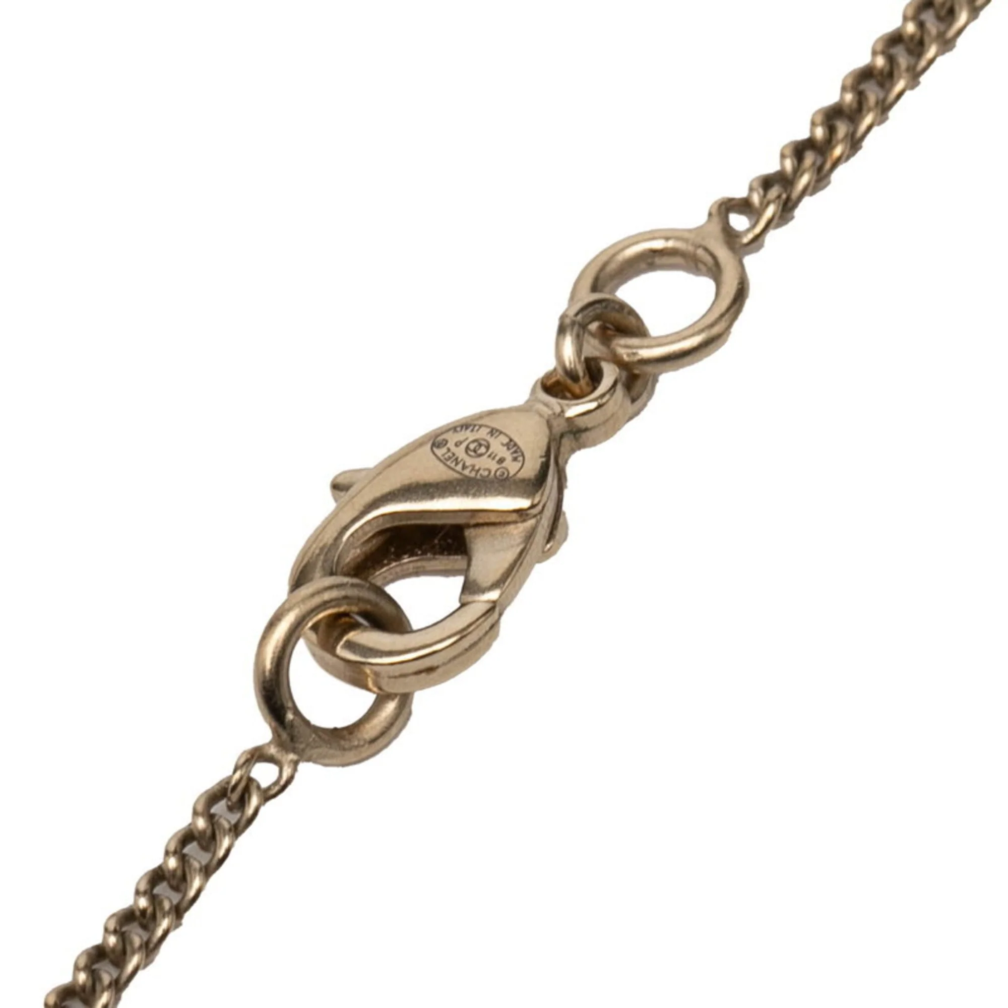 CC Logo Pendant Necklace Metal - Image 5