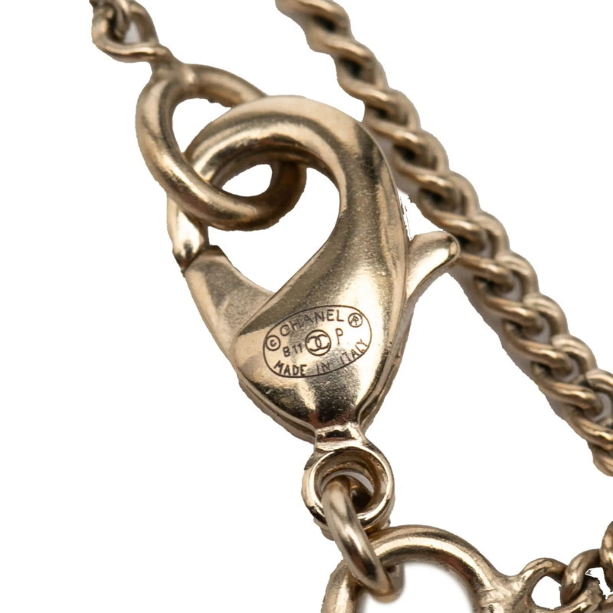 CC Logo Pendant Necklace Metal - Image 6