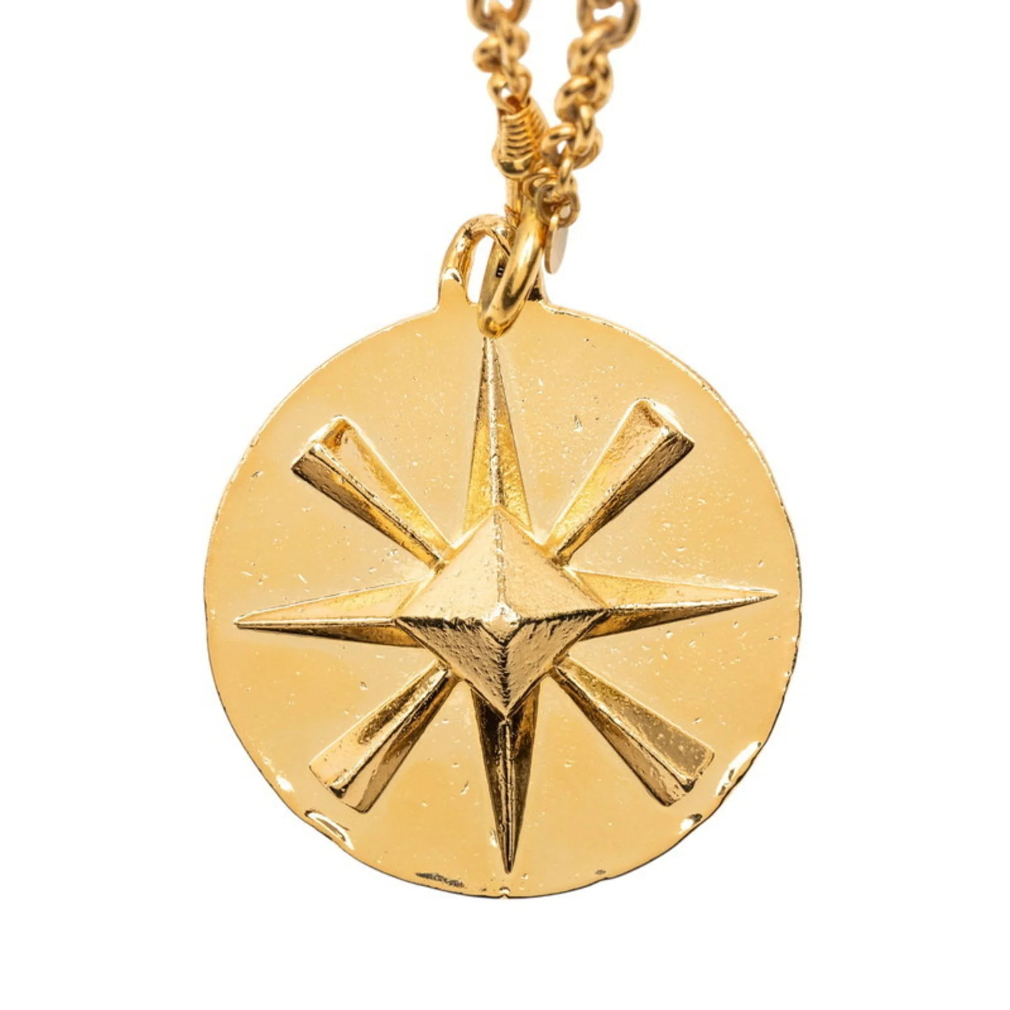 CC Logo Pendant Necklace Metal - Image 2