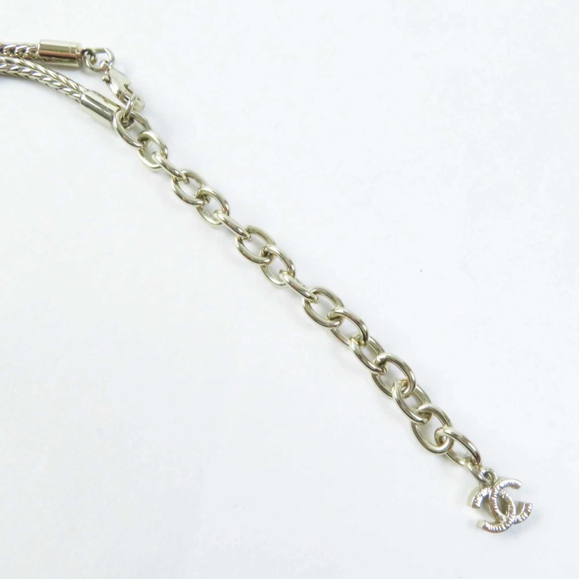 CC Logo Pendant Necklace Metal - Image 7