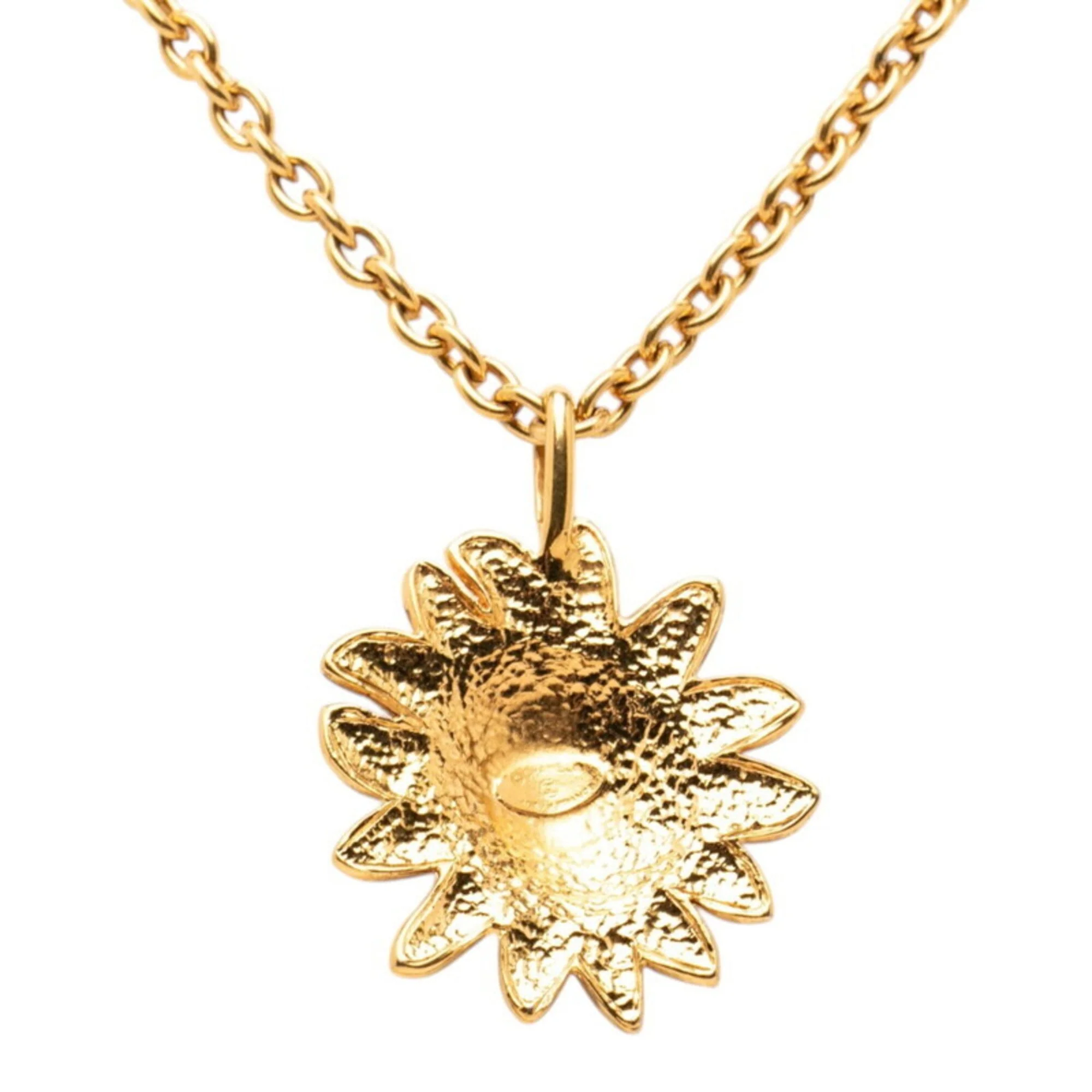CC Logo Pendant Necklace Metal - Image 2