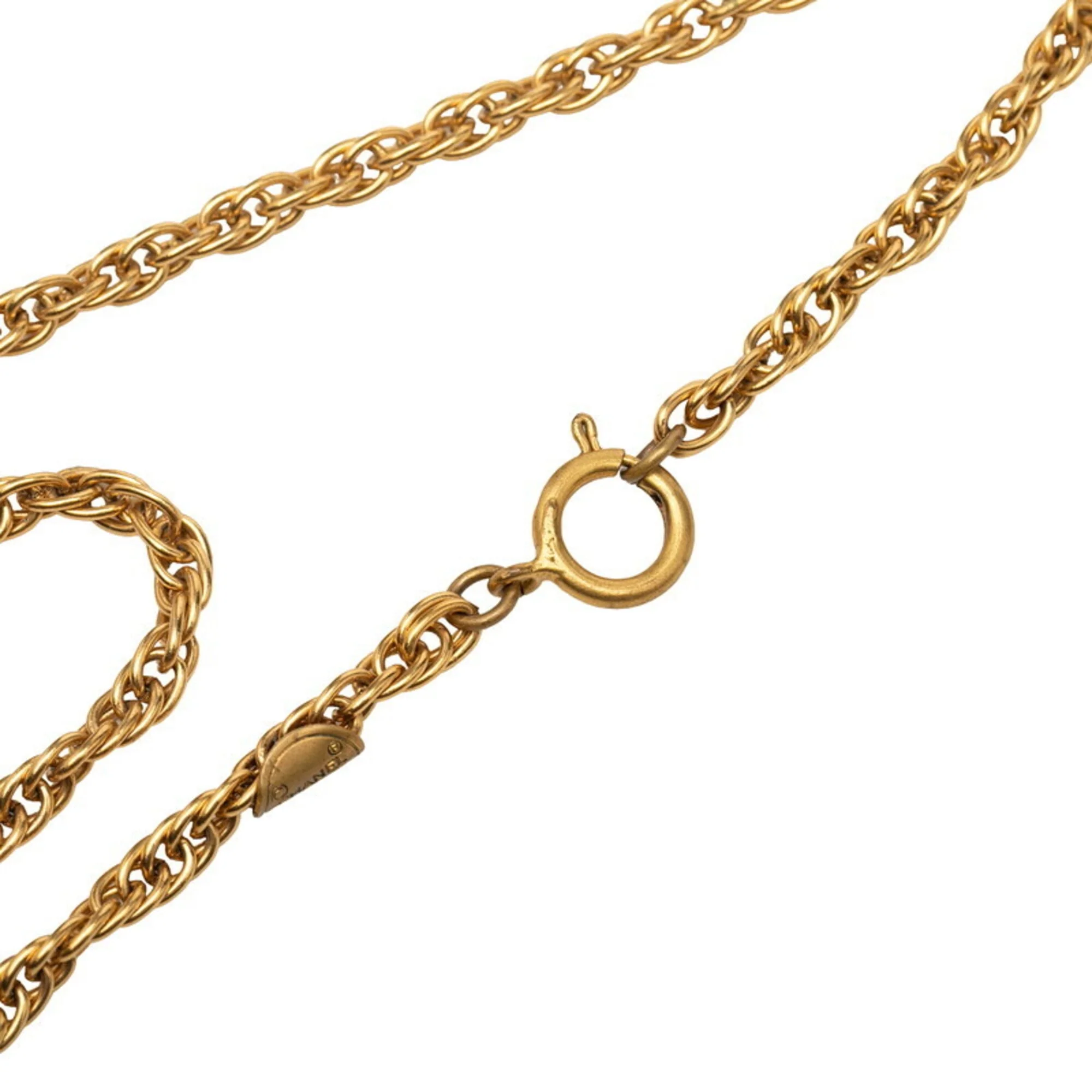CC Logo Pendant Necklace Metal - Image 4