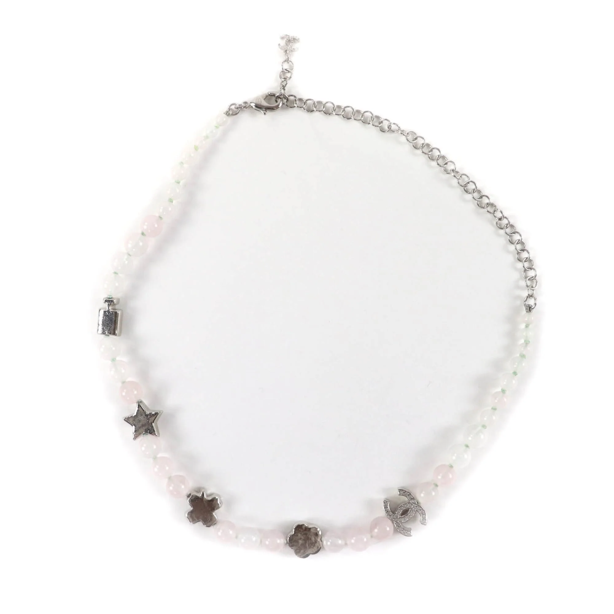 CC Logo Pendant Necklace Sterling Silver - Image 3