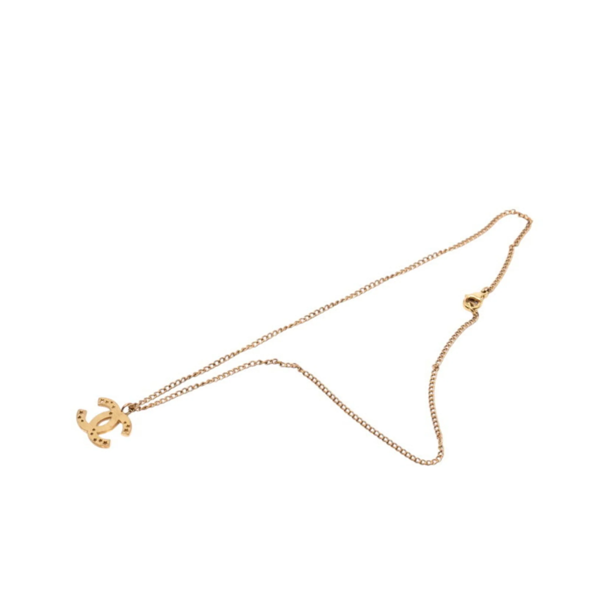 CC Logo Star Pendant Necklace Metal - Image 3