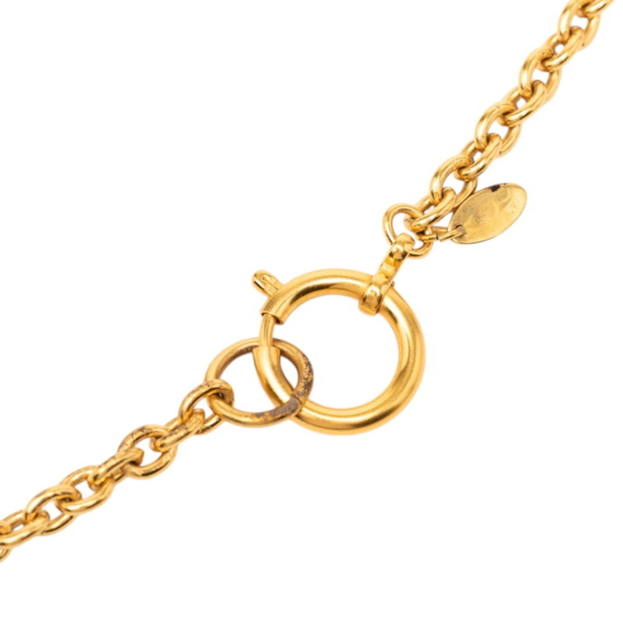 Circle Long Pendant Necklace Metal - Image 4