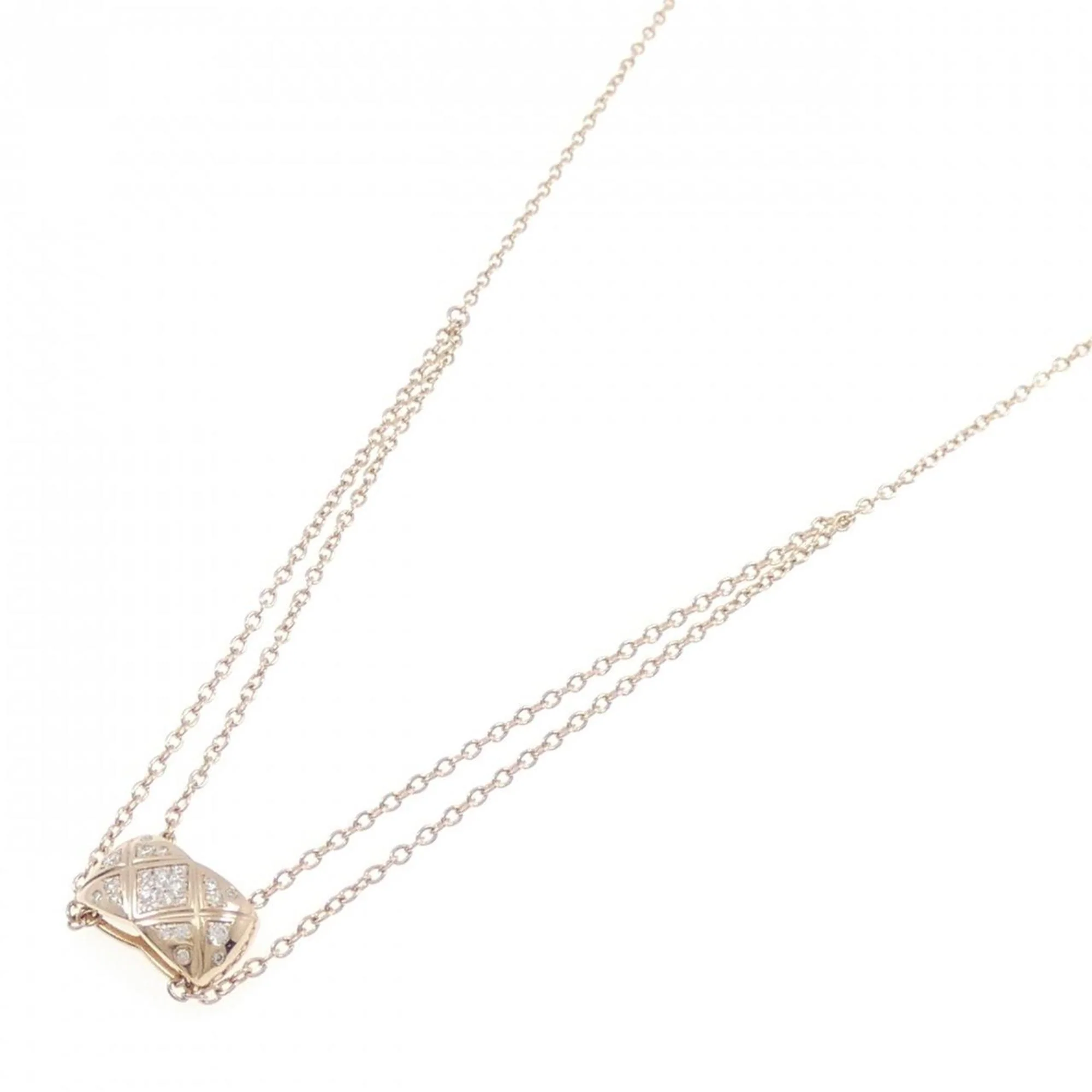 Pendant Necklace 18K Rose Gold With Diamond - Image 2