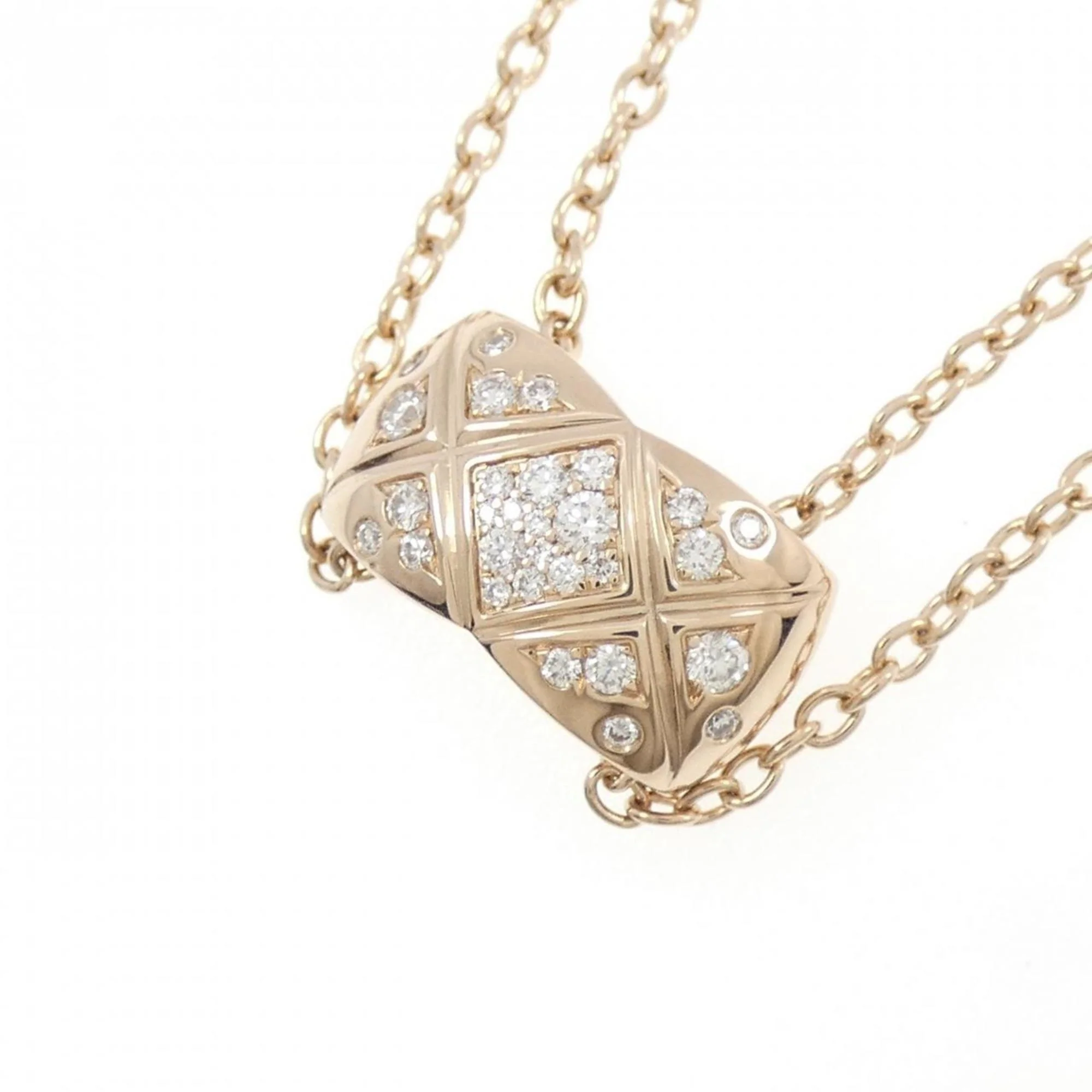 Pendant Necklace 18K Rose Gold With Diamond - Image 3