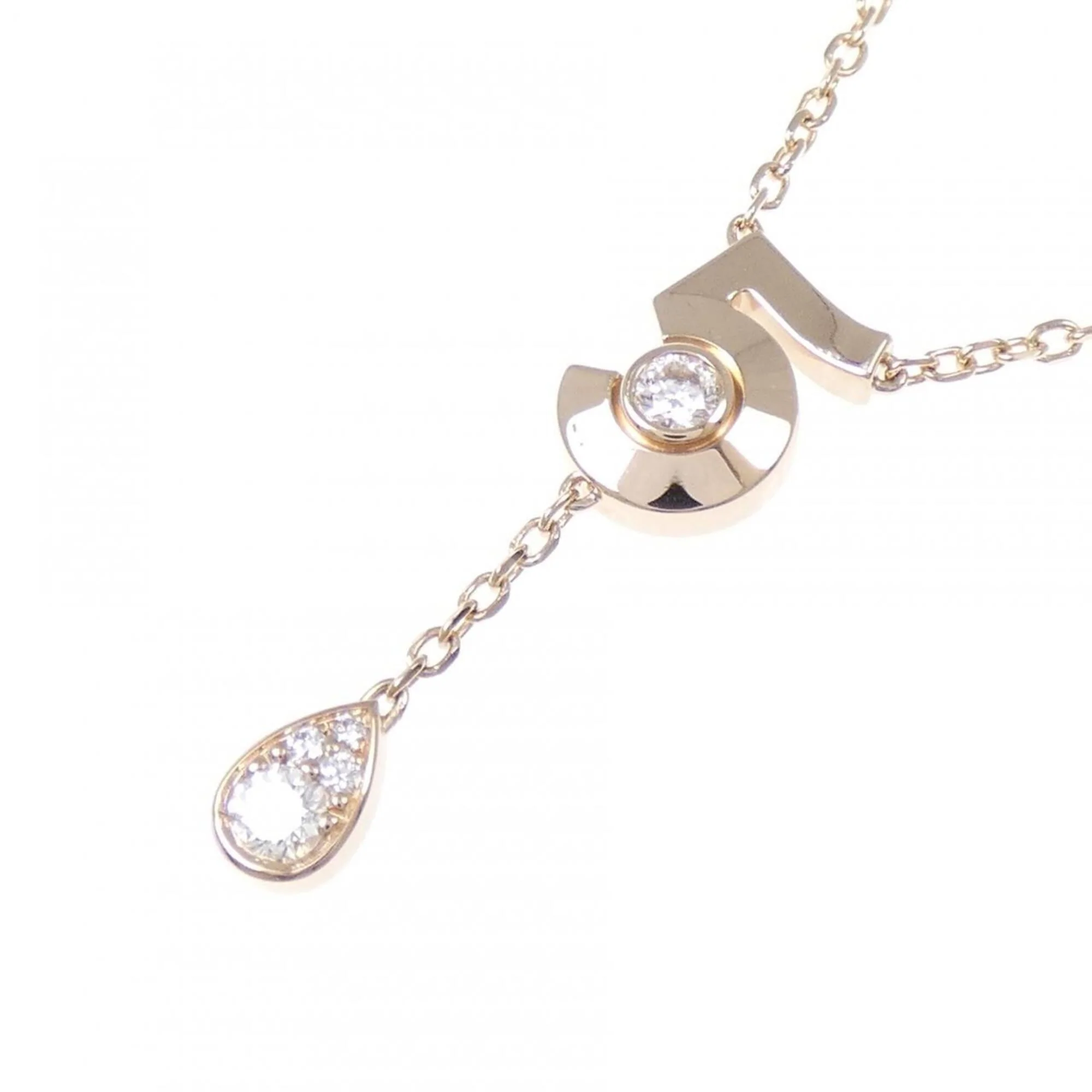 Pendant Necklace 18K Rose Gold with Diamond - Image 3