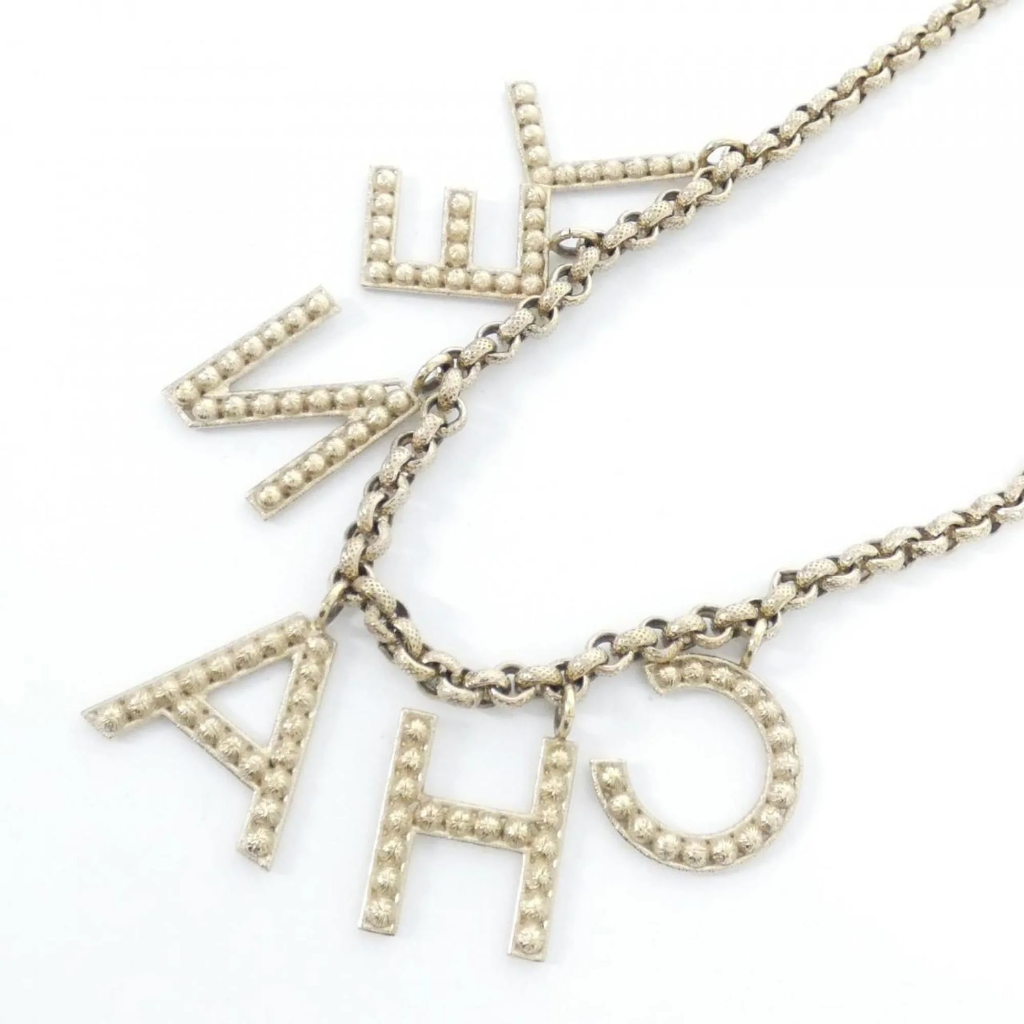 Pendant Necklace Clear Gold - Image 3