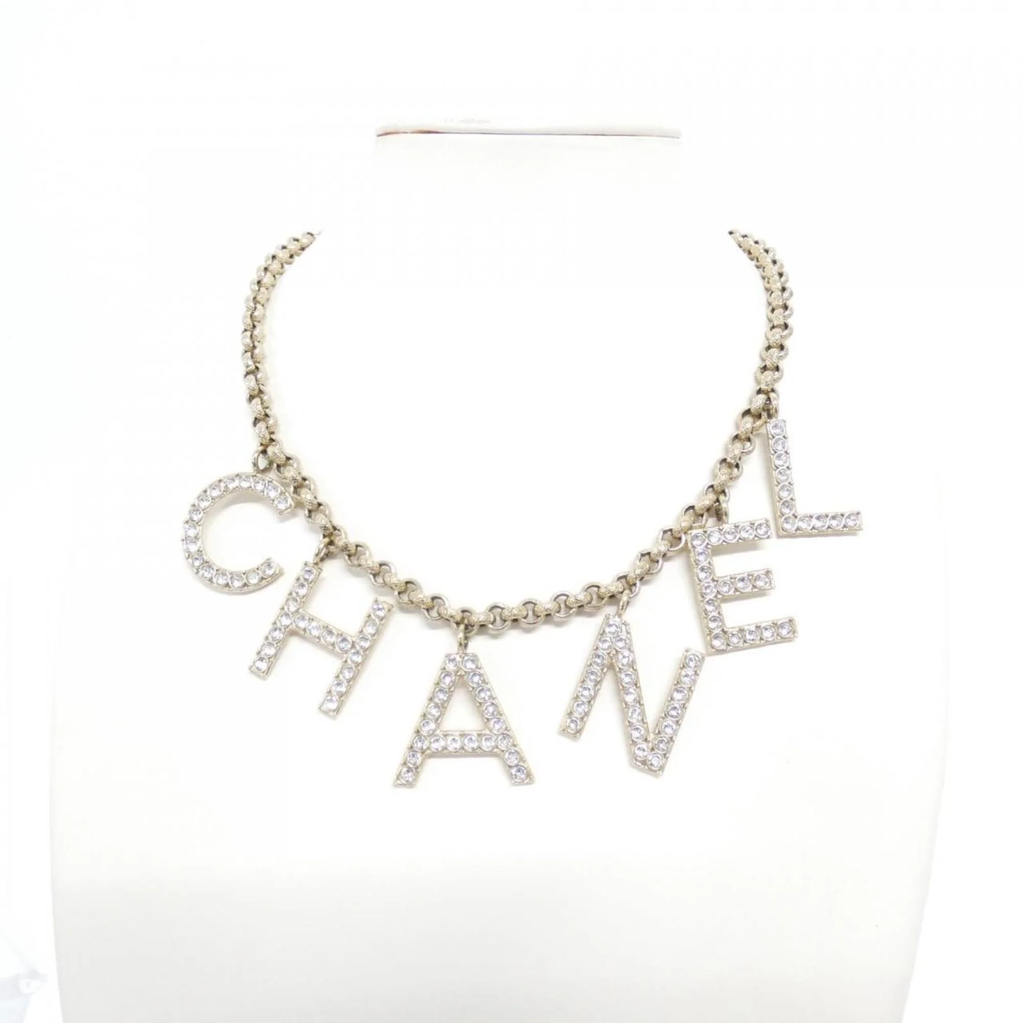 Pendant Necklace Clear Gold - Image 7