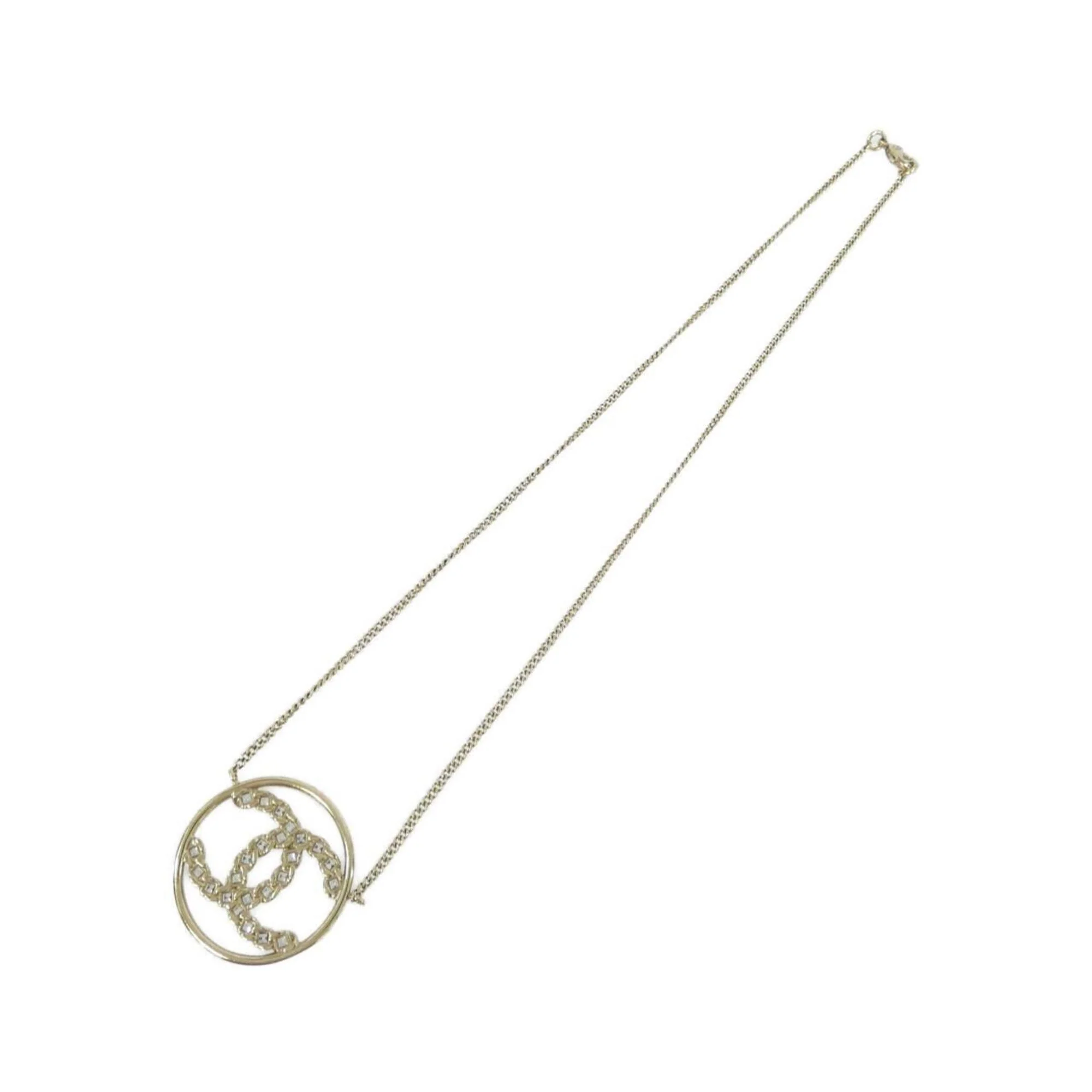 Pendant Necklace Metal with Crystal - Image 2