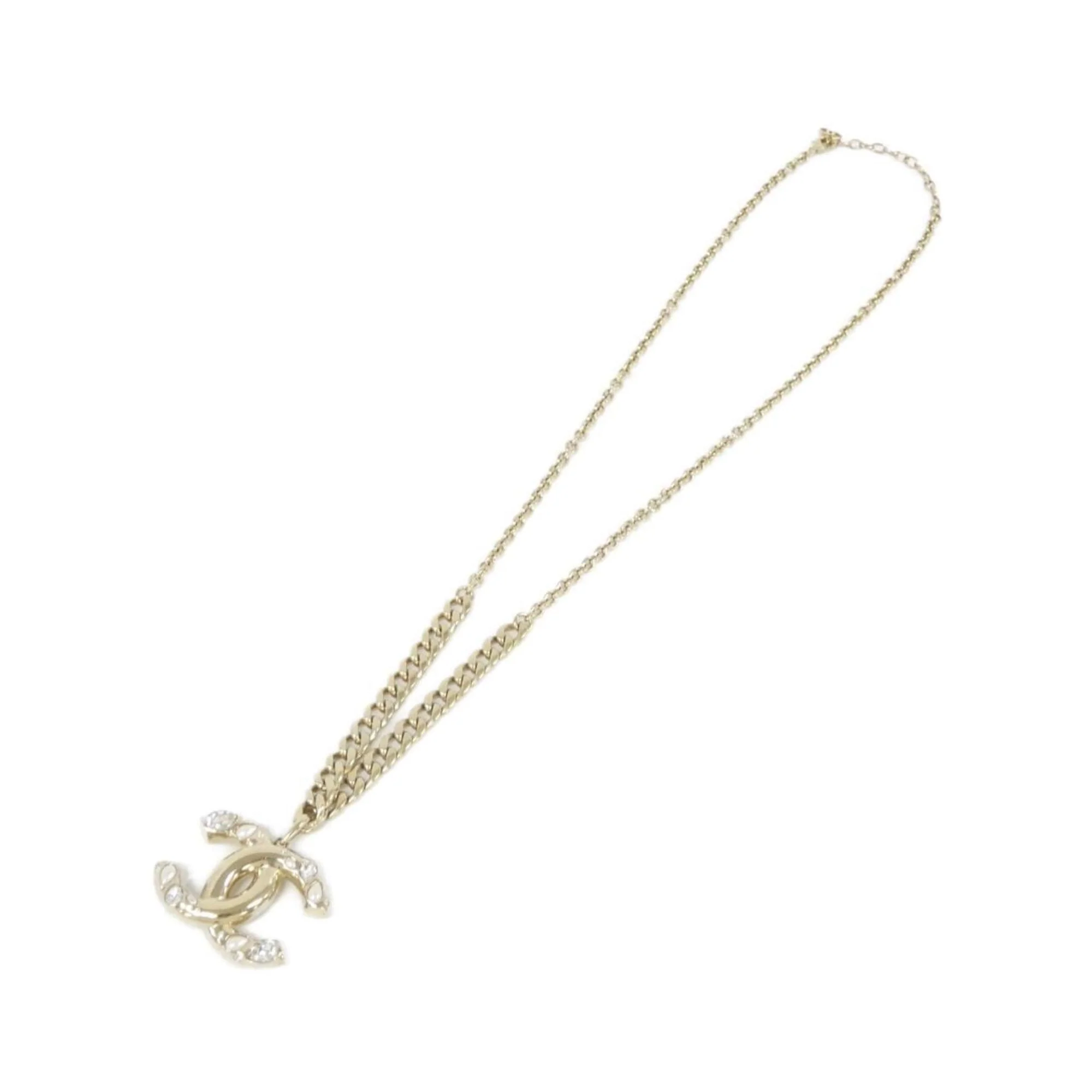 Pendant Necklace Sterling Silver with Pearl and Crystal - Image 2
