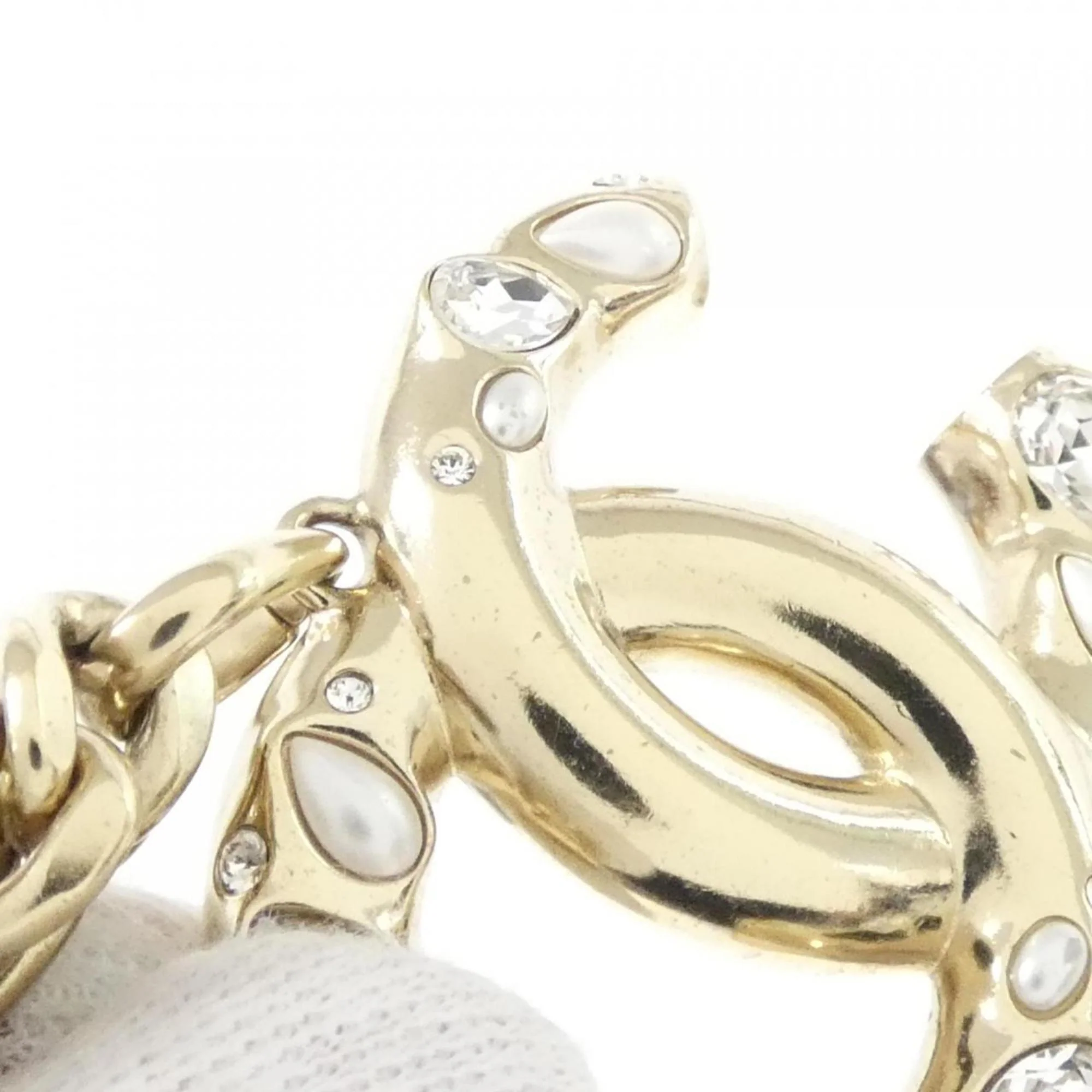Pendant Necklace Sterling Silver with Pearl and Crystal - Image 4