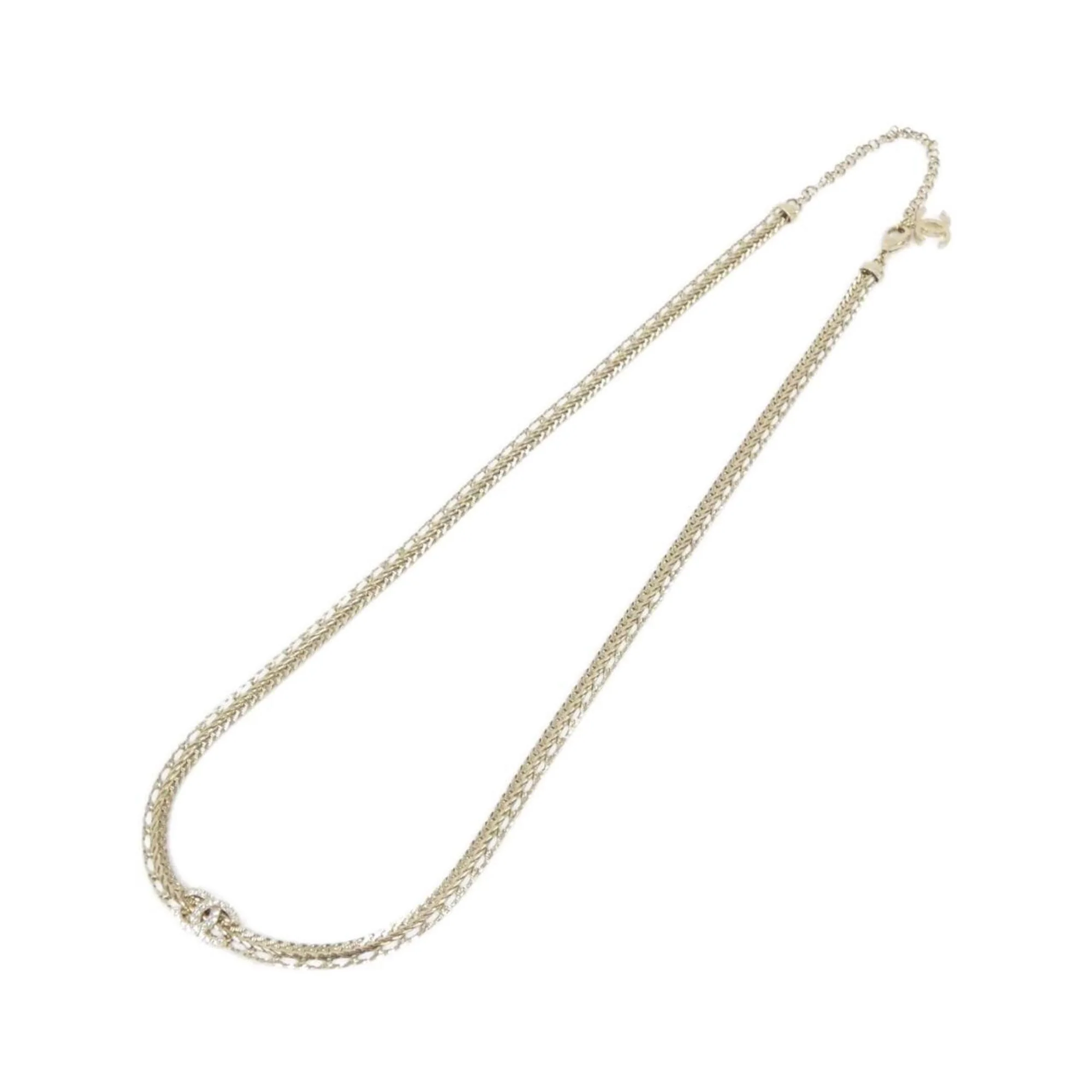 Pendant Necklace White Leather - Image 2