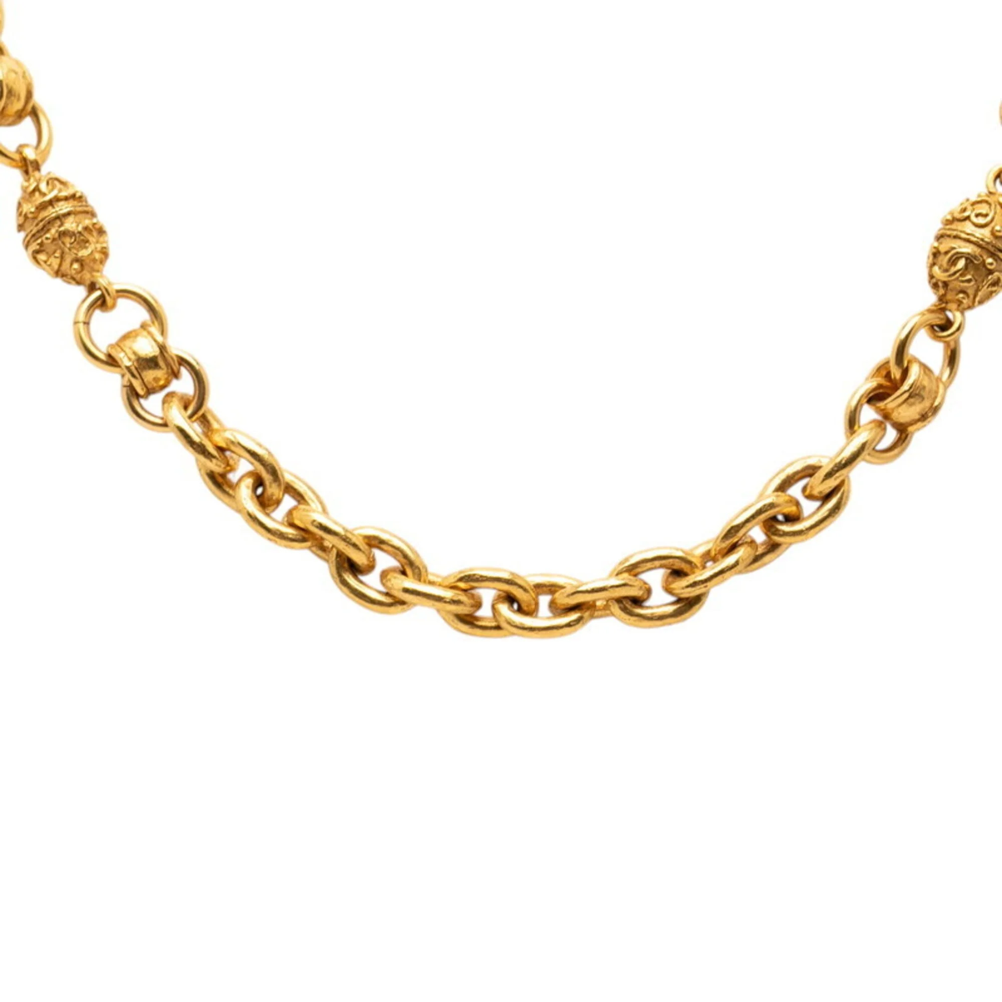 Vintage Pendant Necklace Metal - Image 2