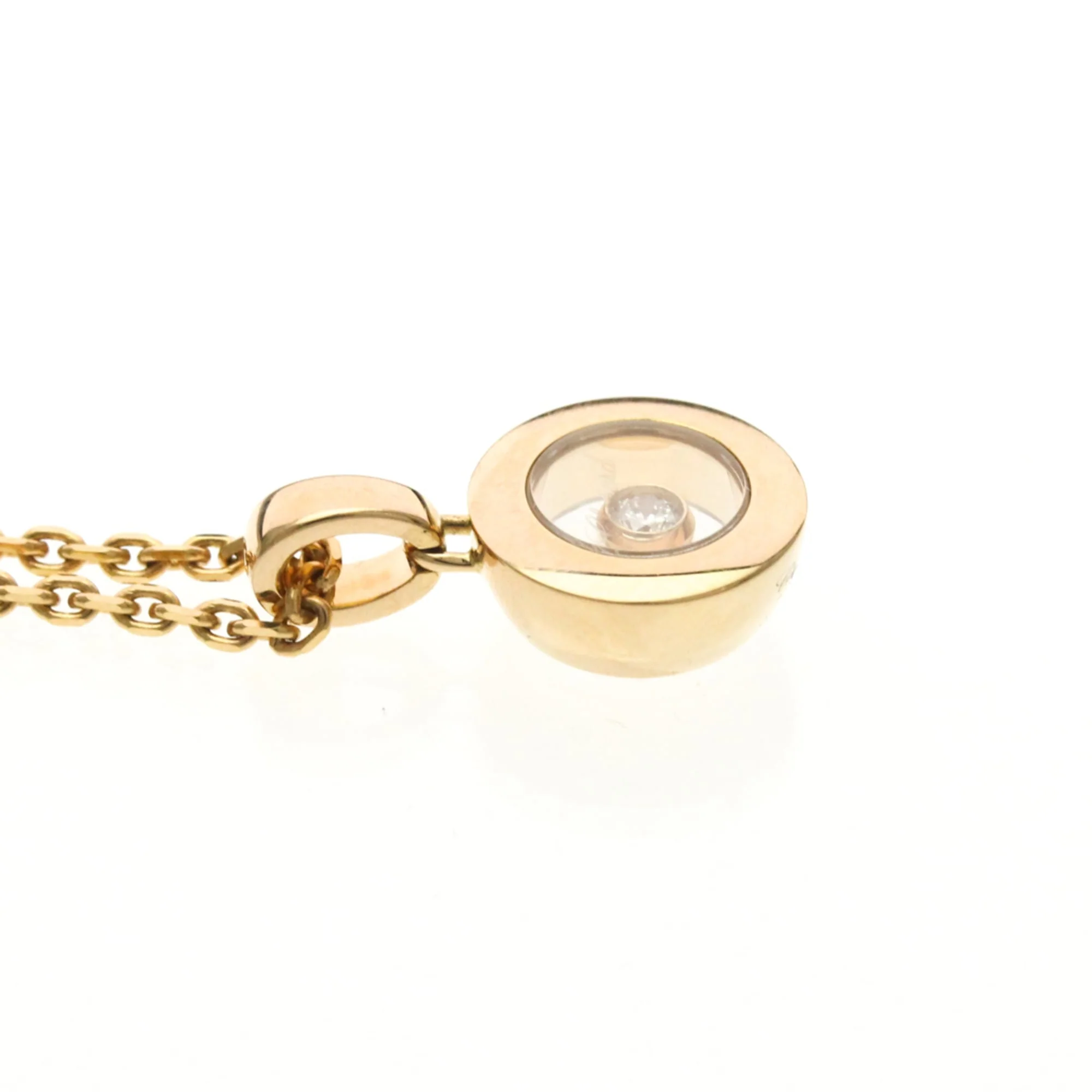 Pendant Necklace 18K Rose Gold with Diamond - Image 5