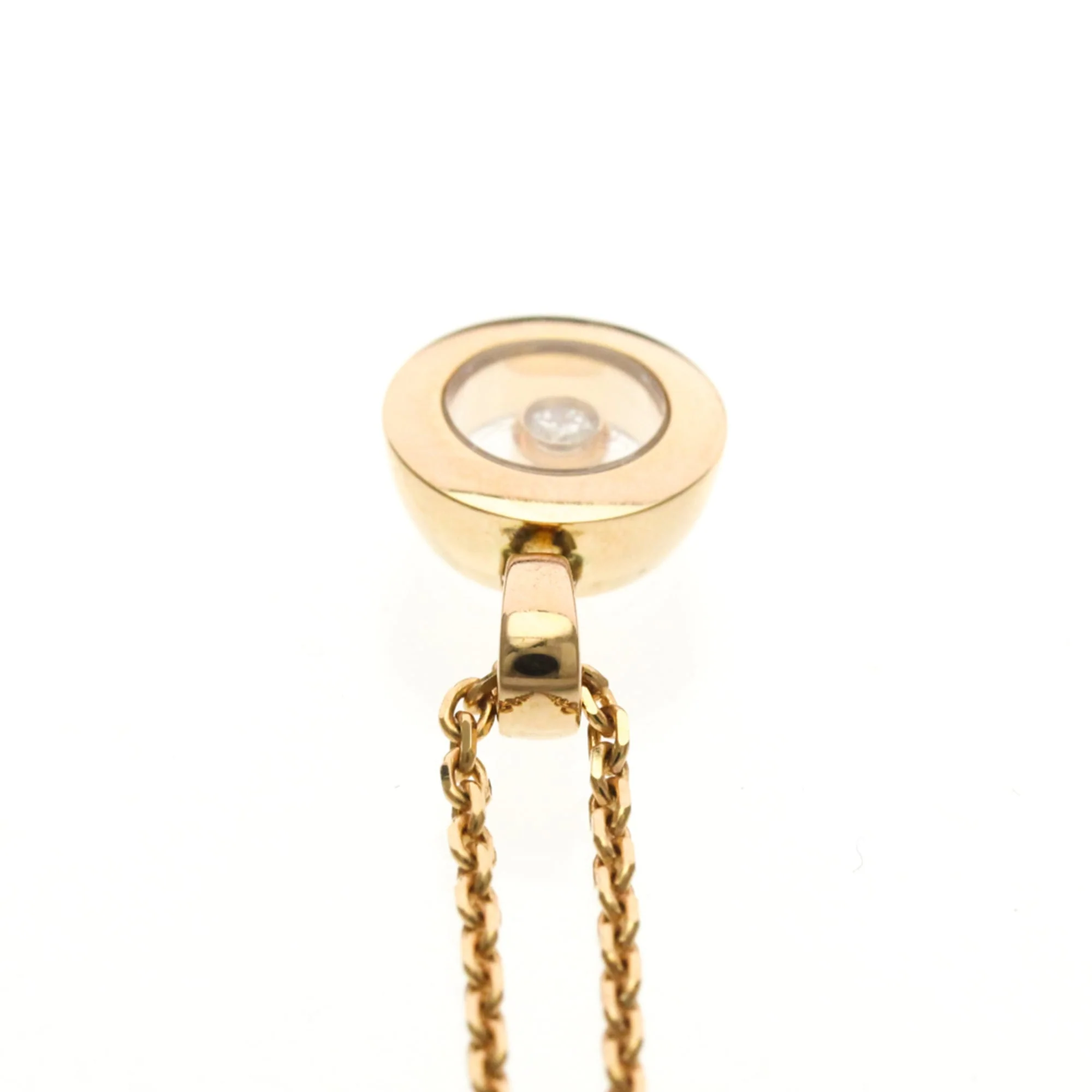 Pendant Necklace 18K Rose Gold with Diamond - Image 6