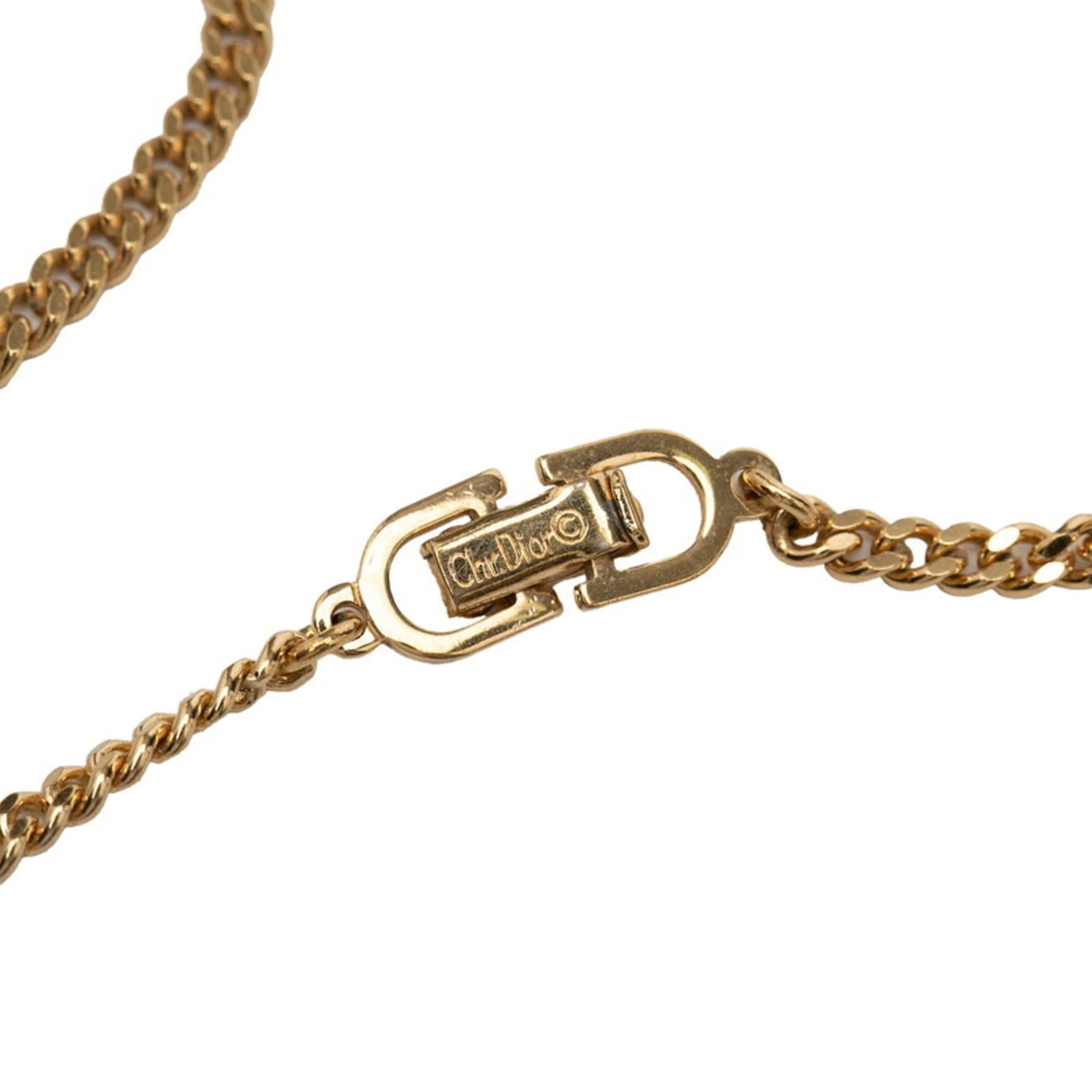 CD Pendant Necklace Gold and Black Plated - Image 5