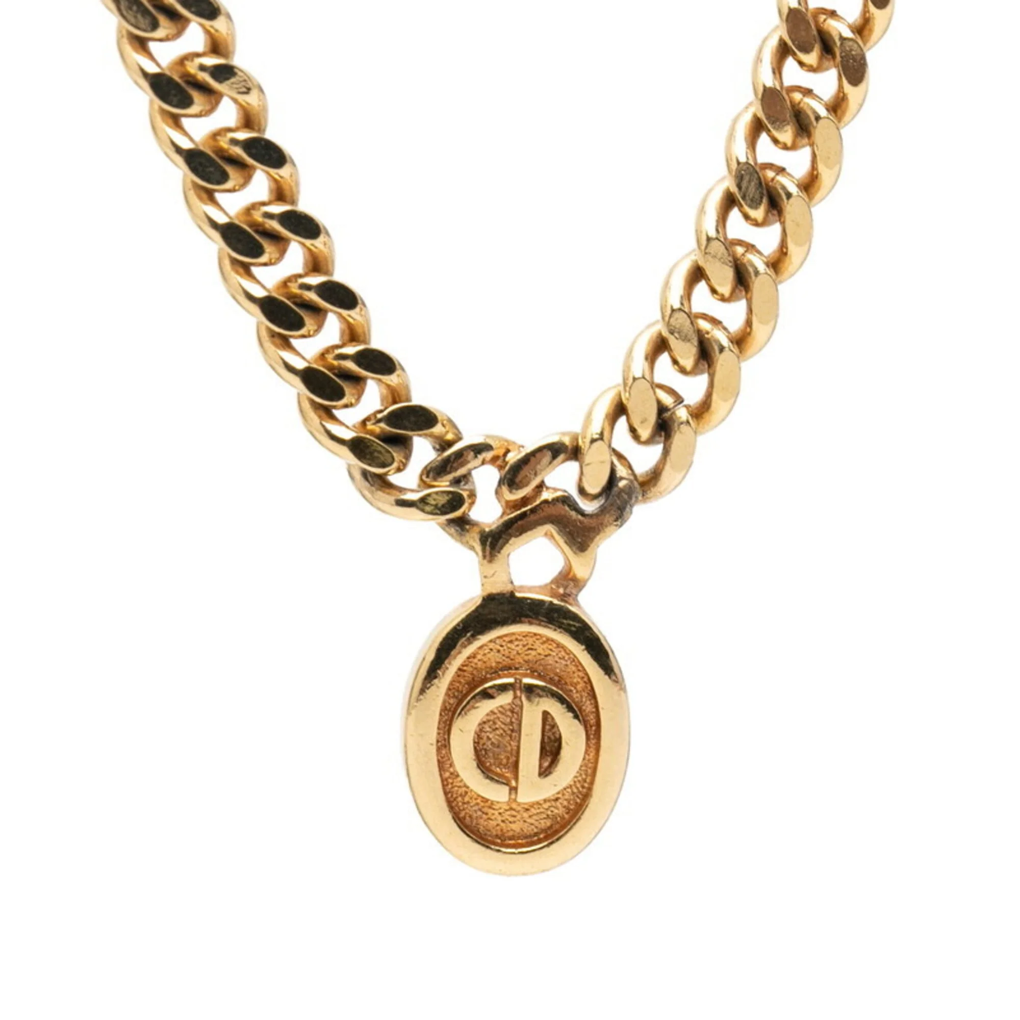 CD Pendant Necklace Gold Plated