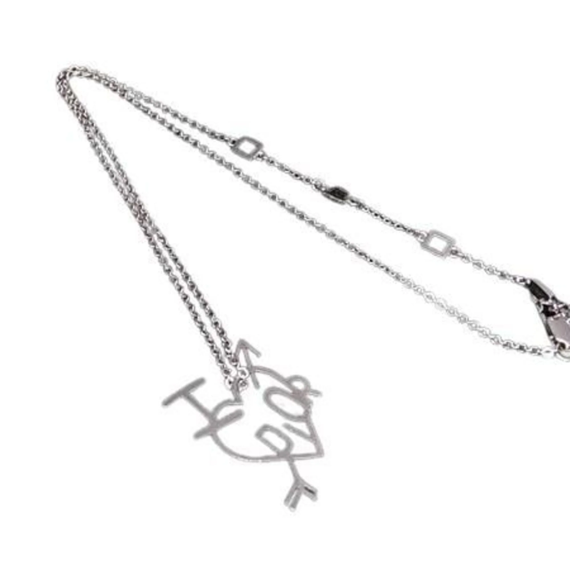 Heart Arrow Pendant Necklace Sterling Silver