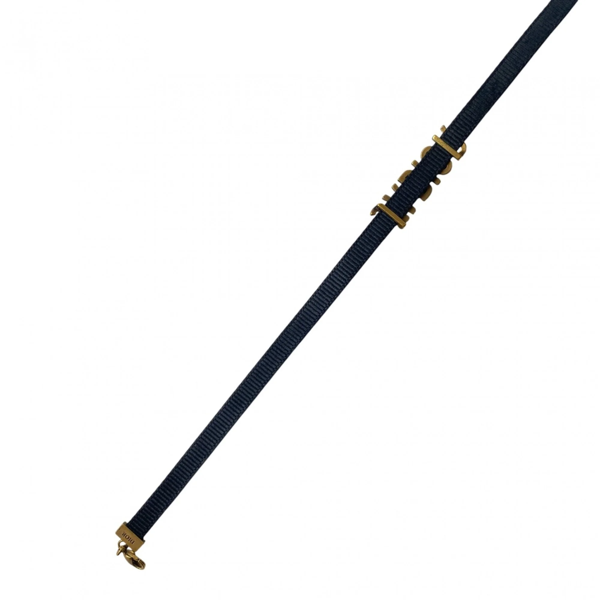 J.A DIOR Choker Necklace Black and Gold - Image 8