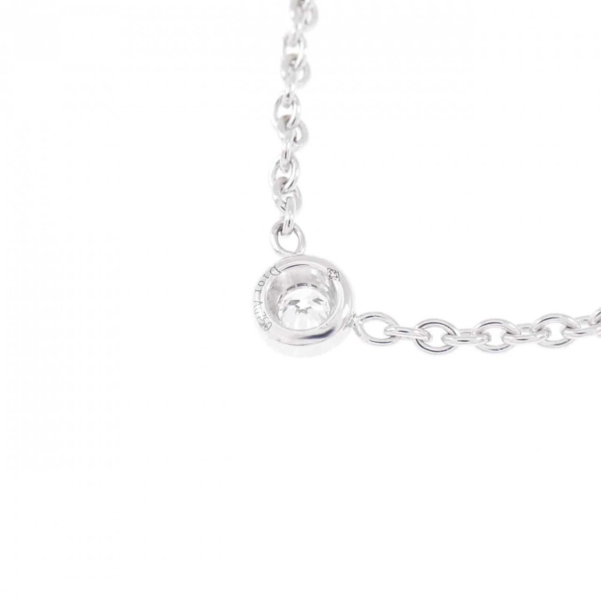 Pendant Necklace 18K White Gold with Diamond - Image 4