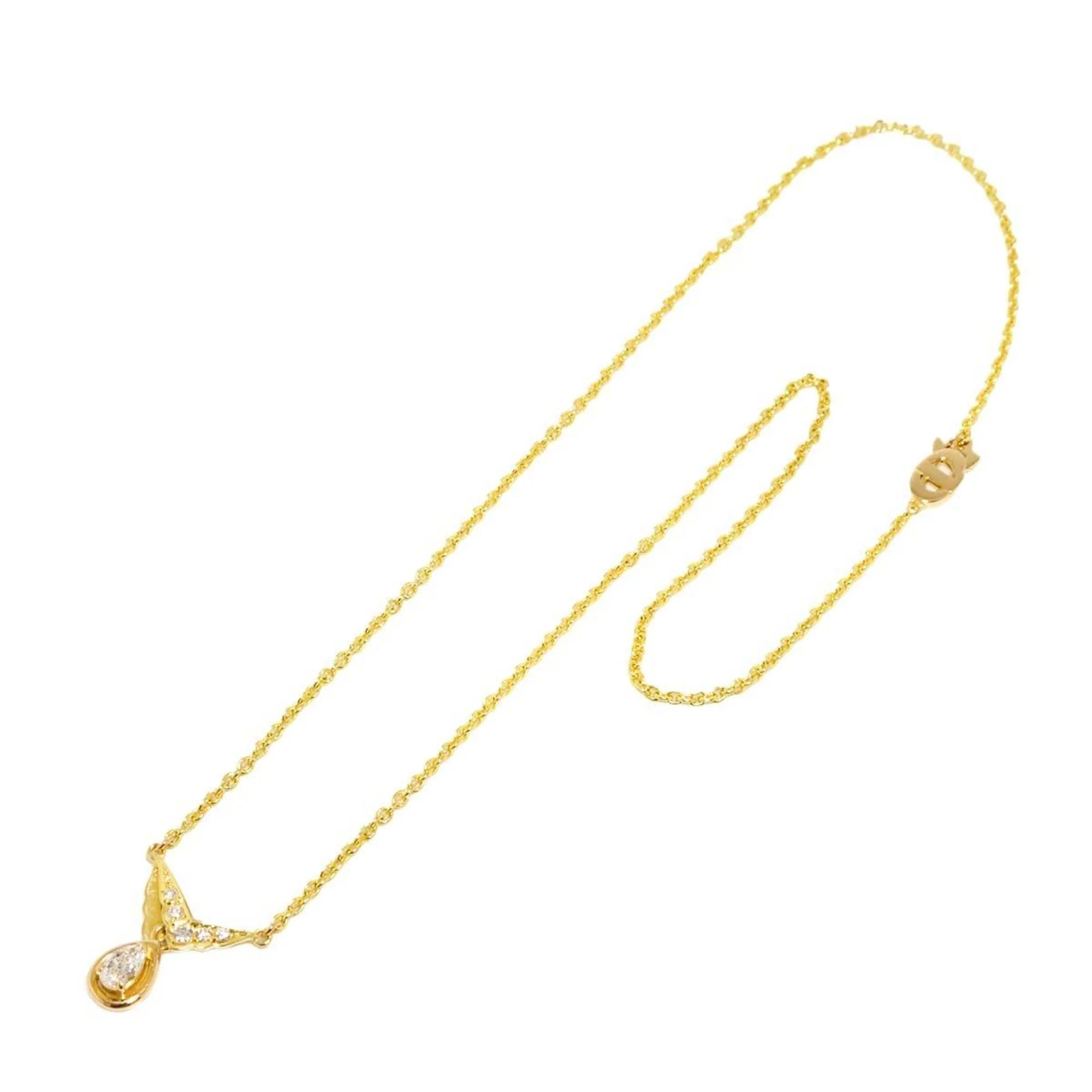 Pendant Necklace 18K Yellow Gold with Diamond 0.33 ct