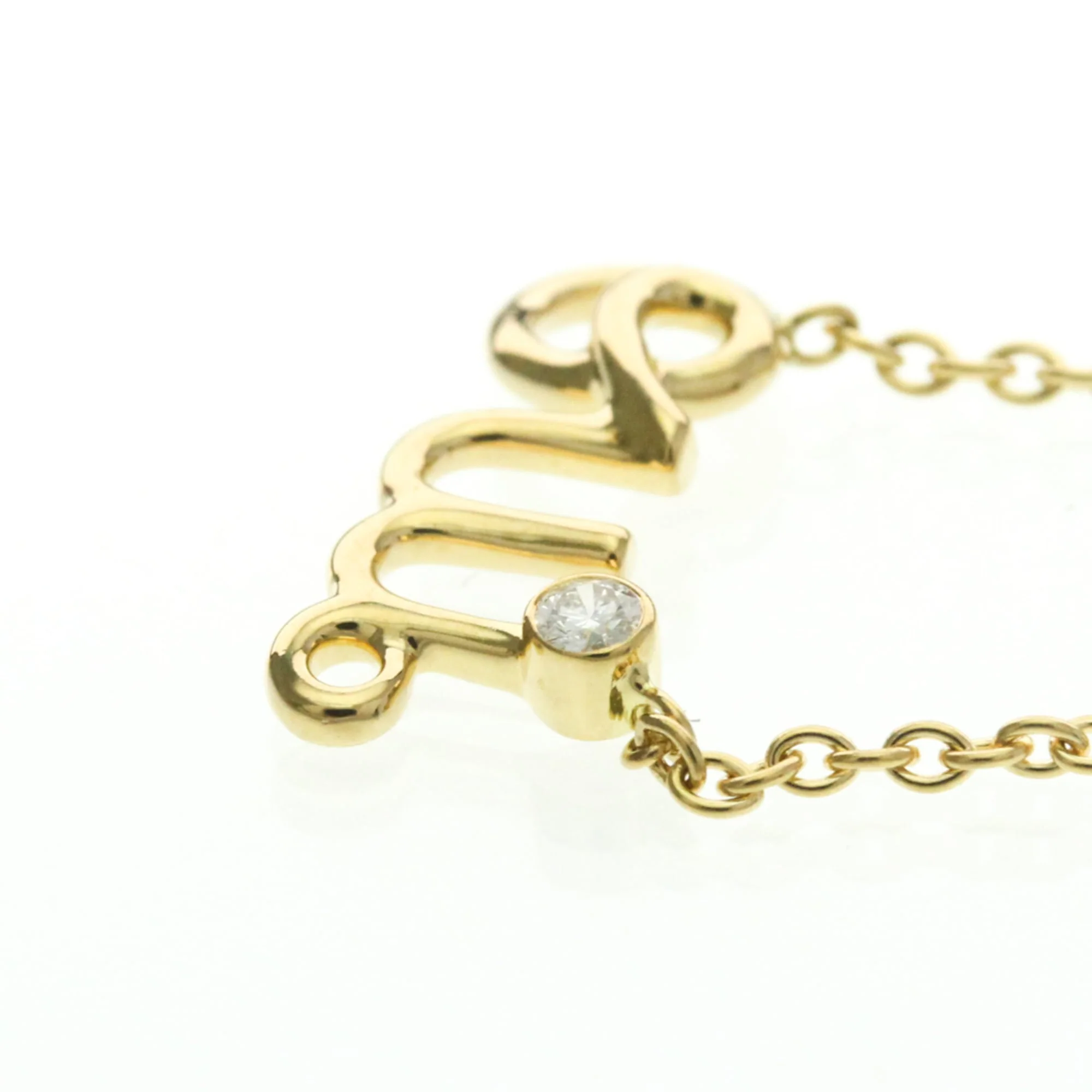 Pendant Necklace 18K Yellow Gold With Diamond - Image 3