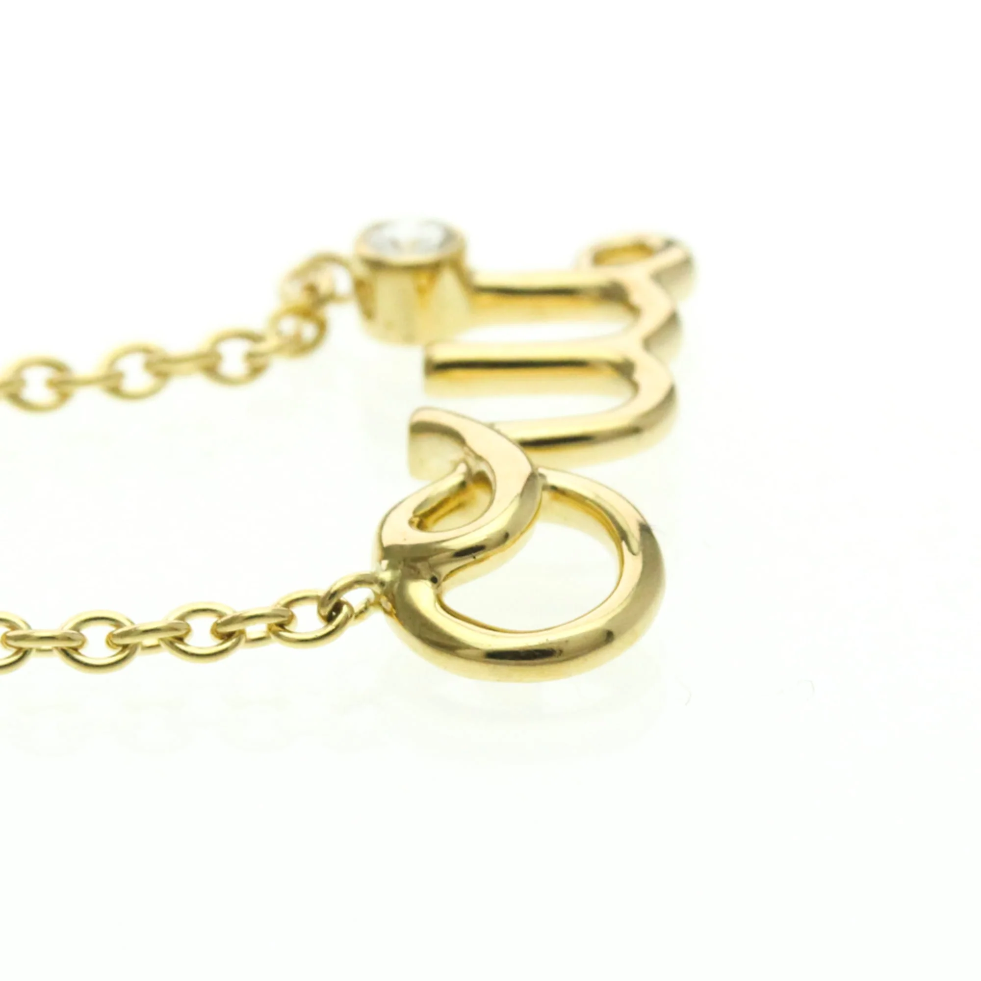 Pendant Necklace 18K Yellow Gold With Diamond - Image 5
