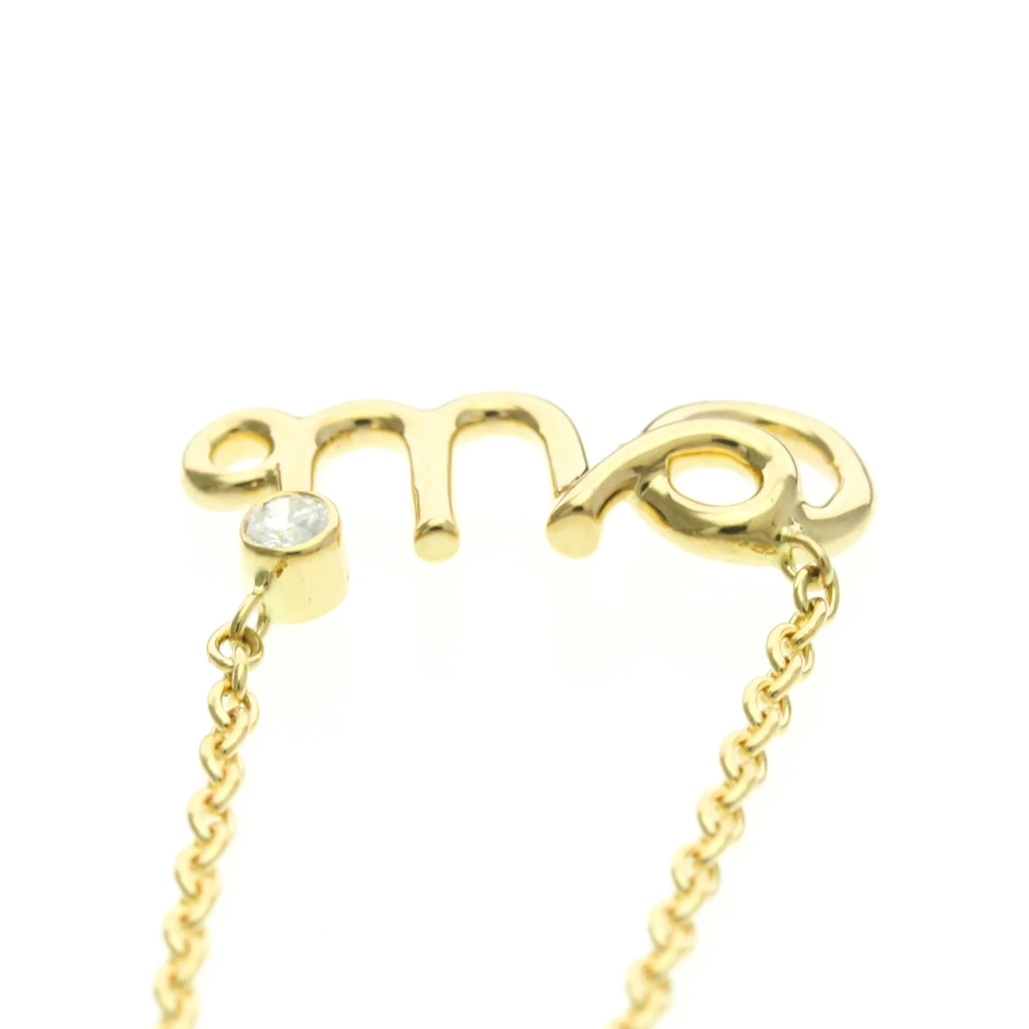 Pendant Necklace 18K Yellow Gold With Diamond - Image 6