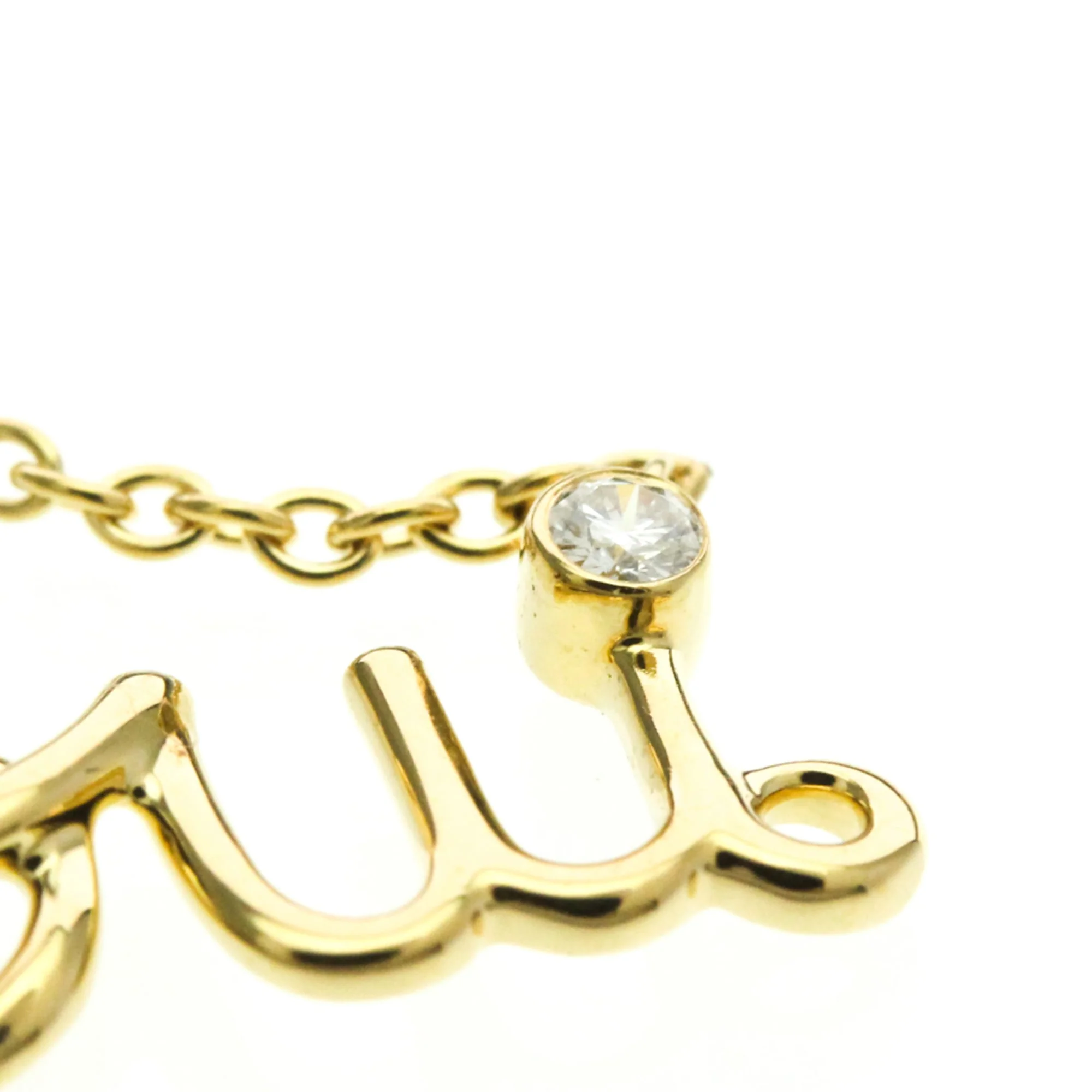 Pendant Necklace 18K Yellow Gold With Diamond - Image 7
