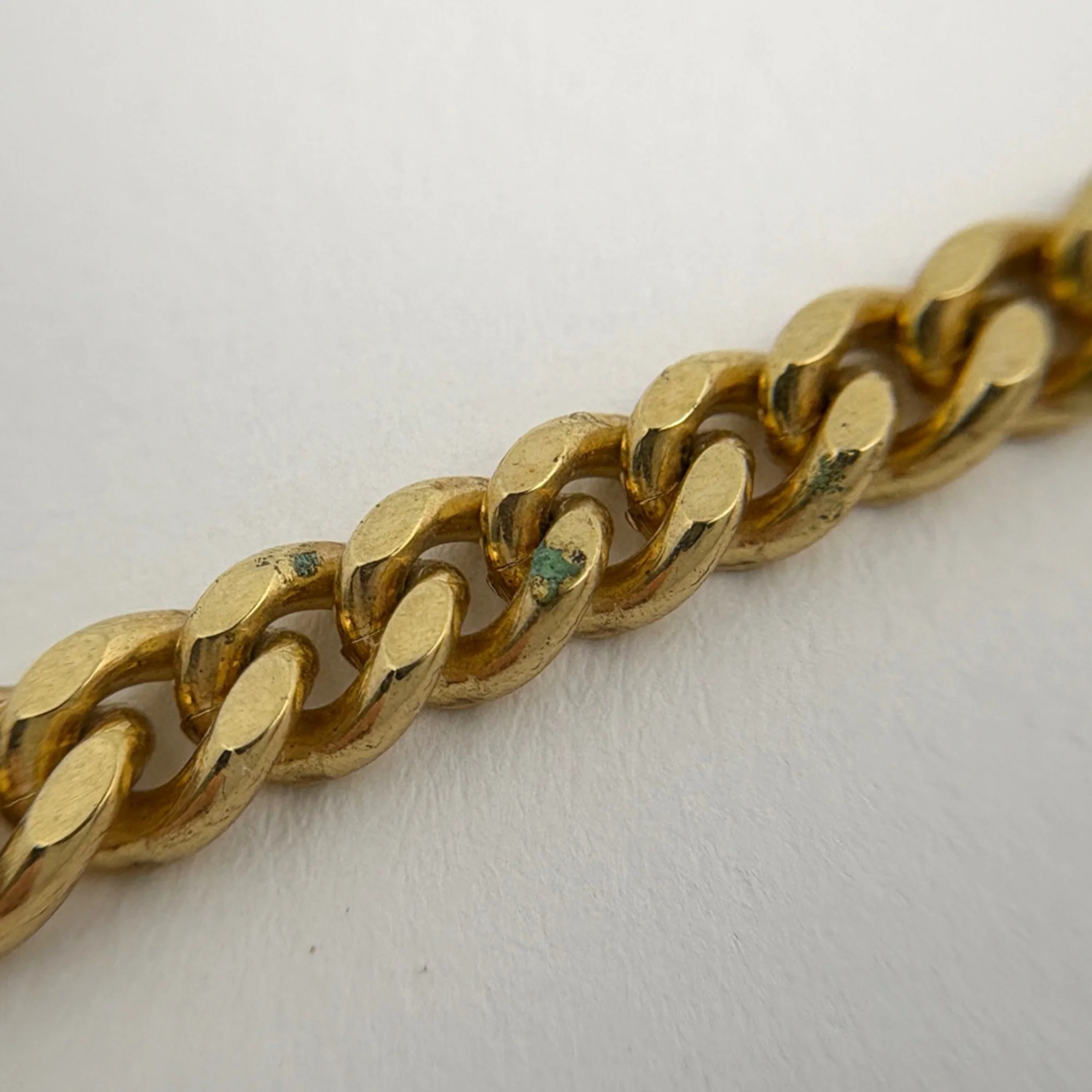 Pendant Necklace Gold and Rhinestone - Image 4