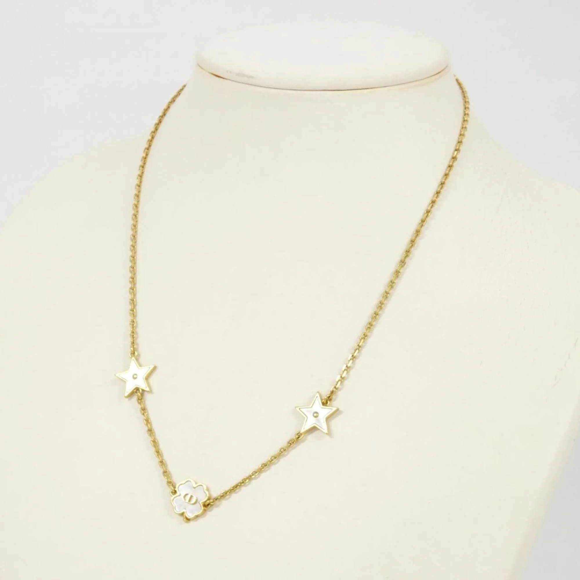 Pendant Necklace Gold and White - Image 5