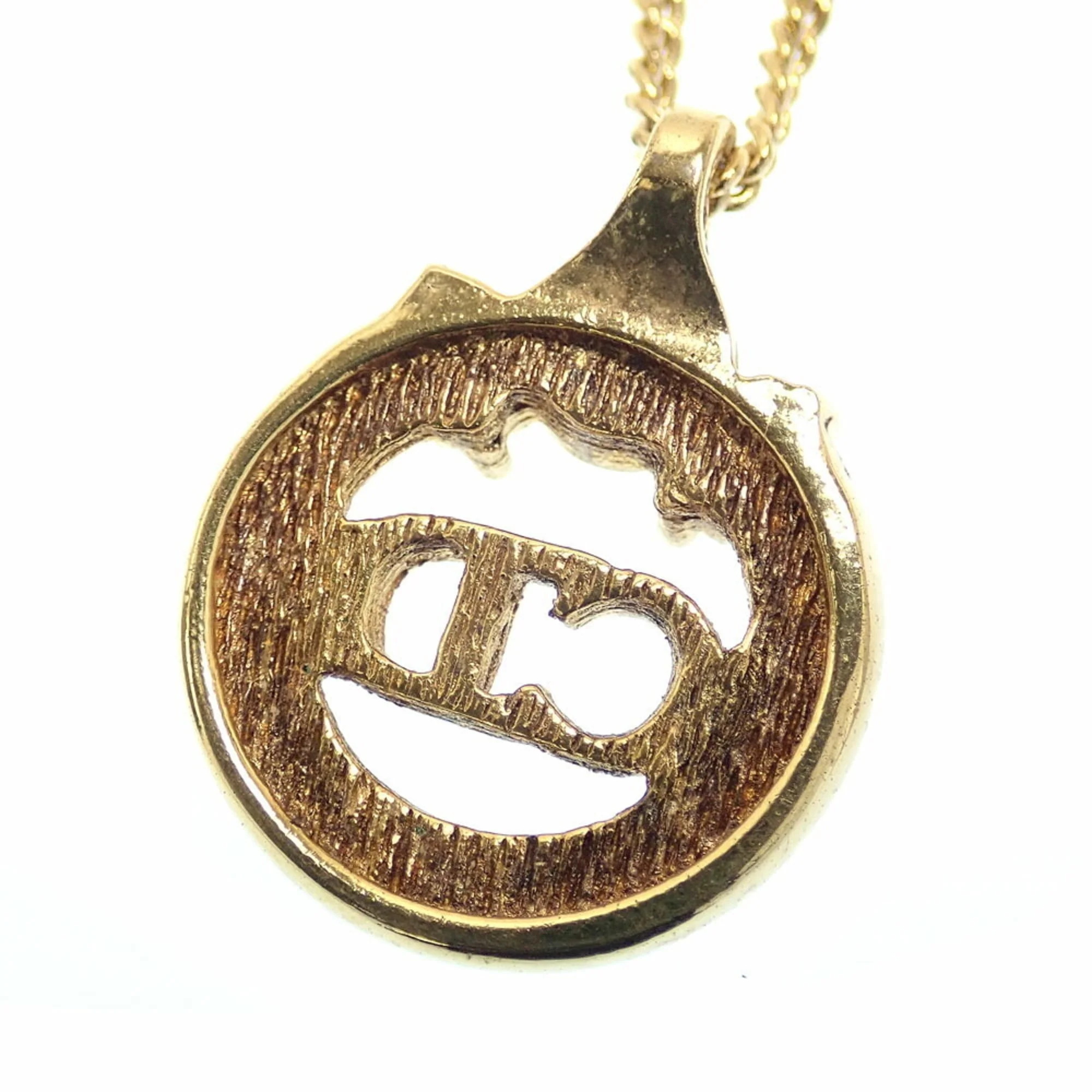 Pendant Necklace Gold Color GP With Color Stone - Image 3