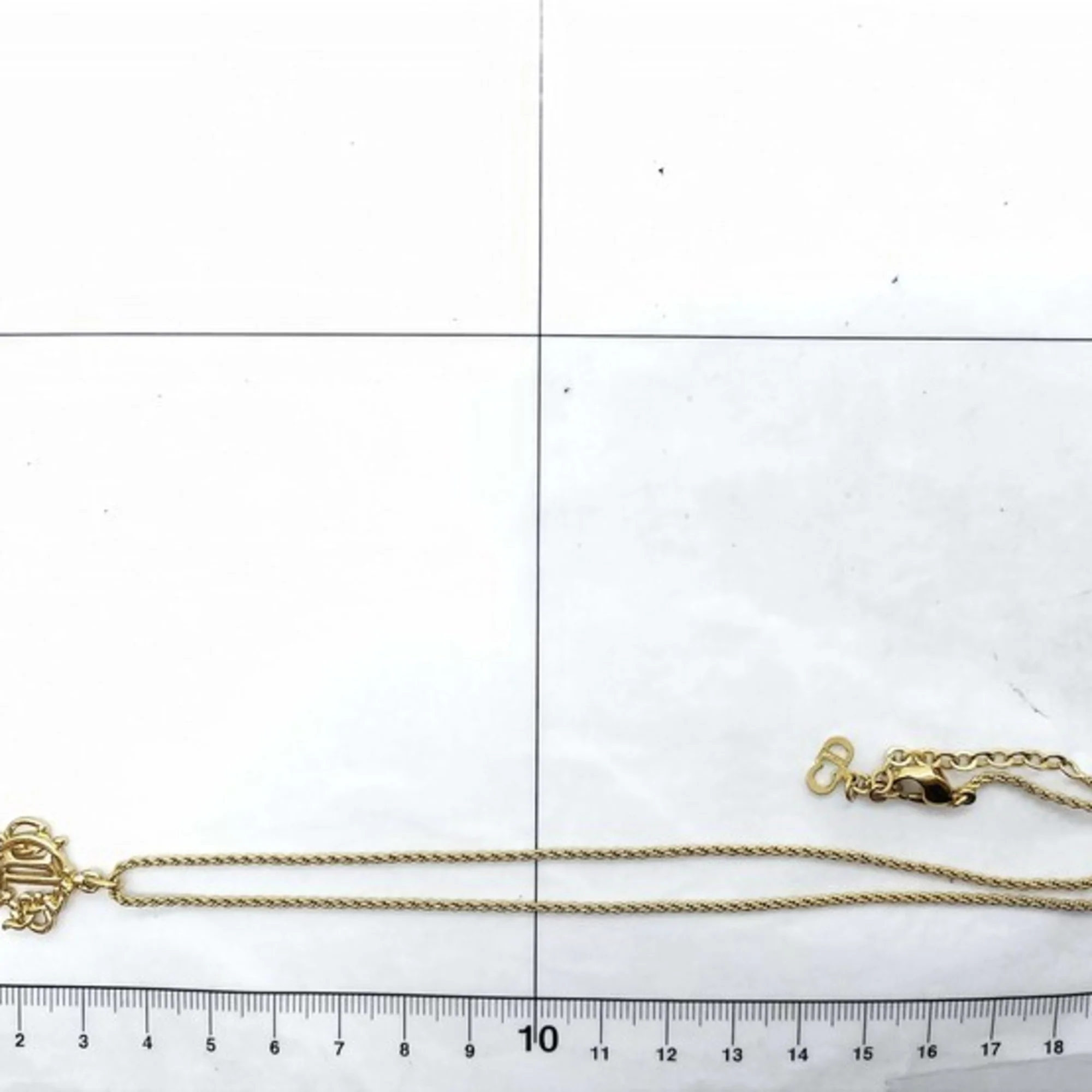 Pendant Necklace Gold Metal - Image 6