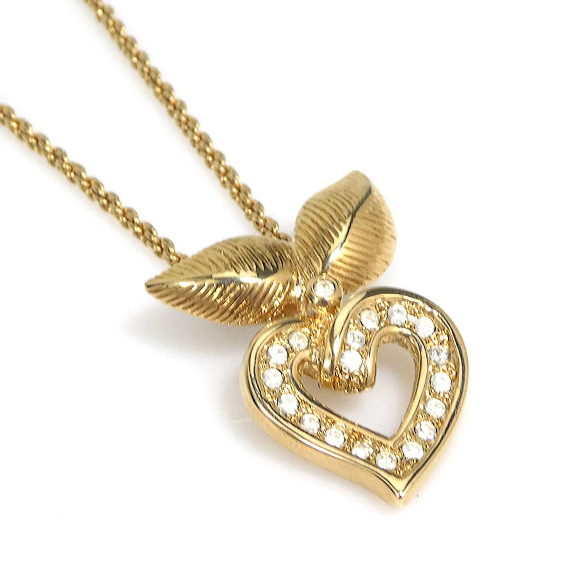 Pendant Necklace Gold Metal
